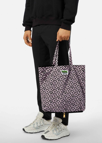 VERSACE La Greca Signature Tall Tote Bag outlook