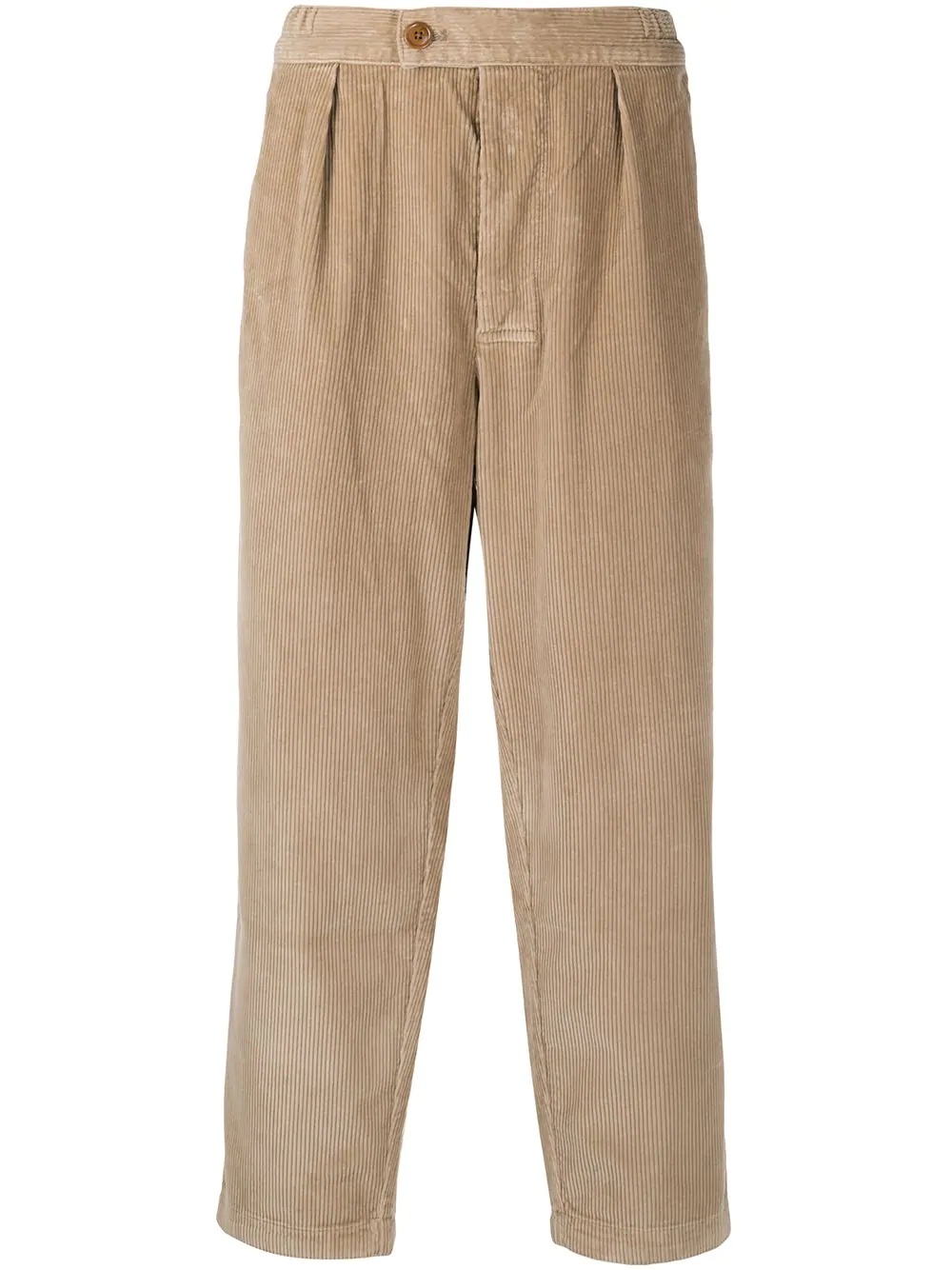 corduroy loose-fit trousers  - 1