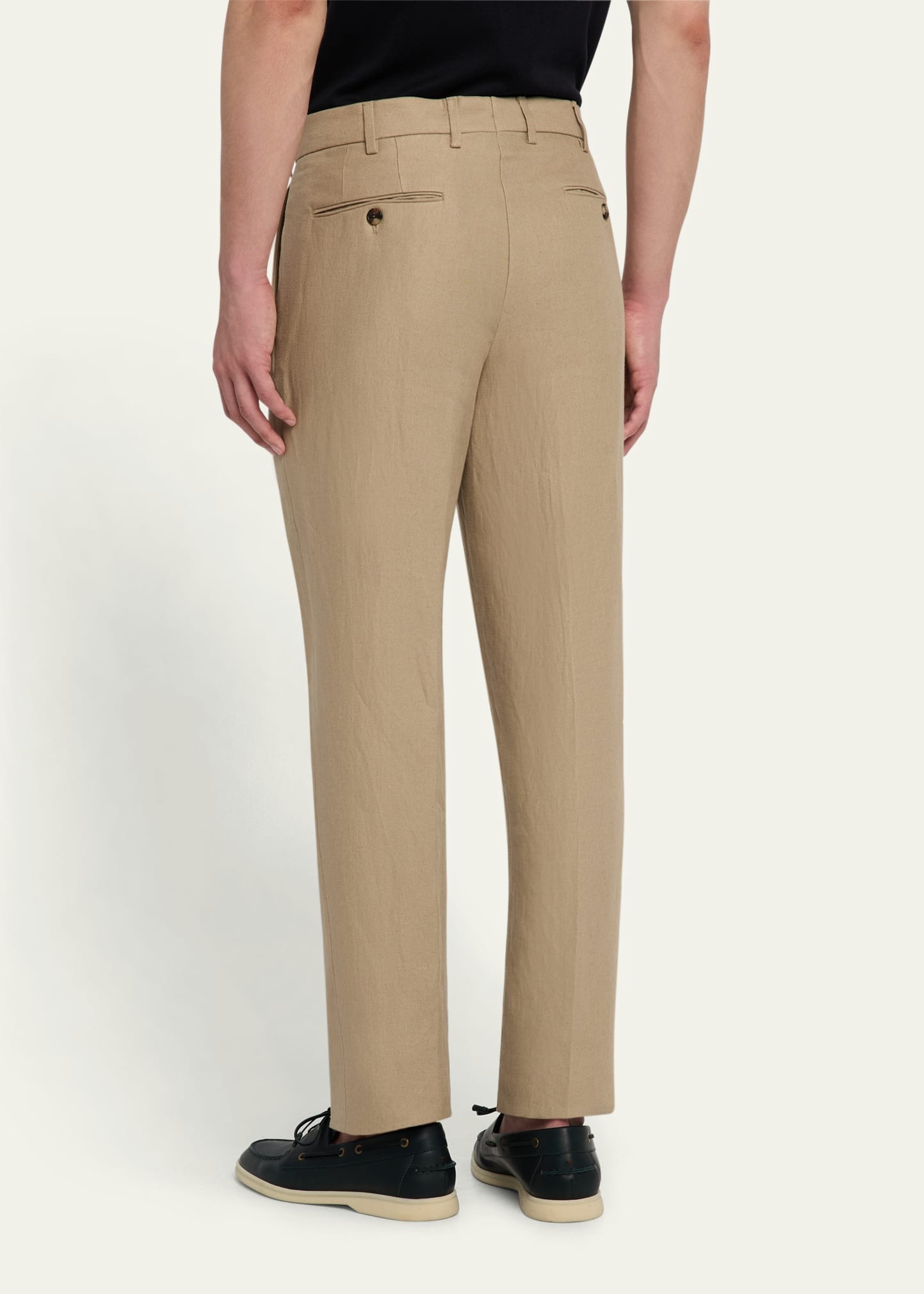 Men's Carlo Antigua Flax Trousers - 3