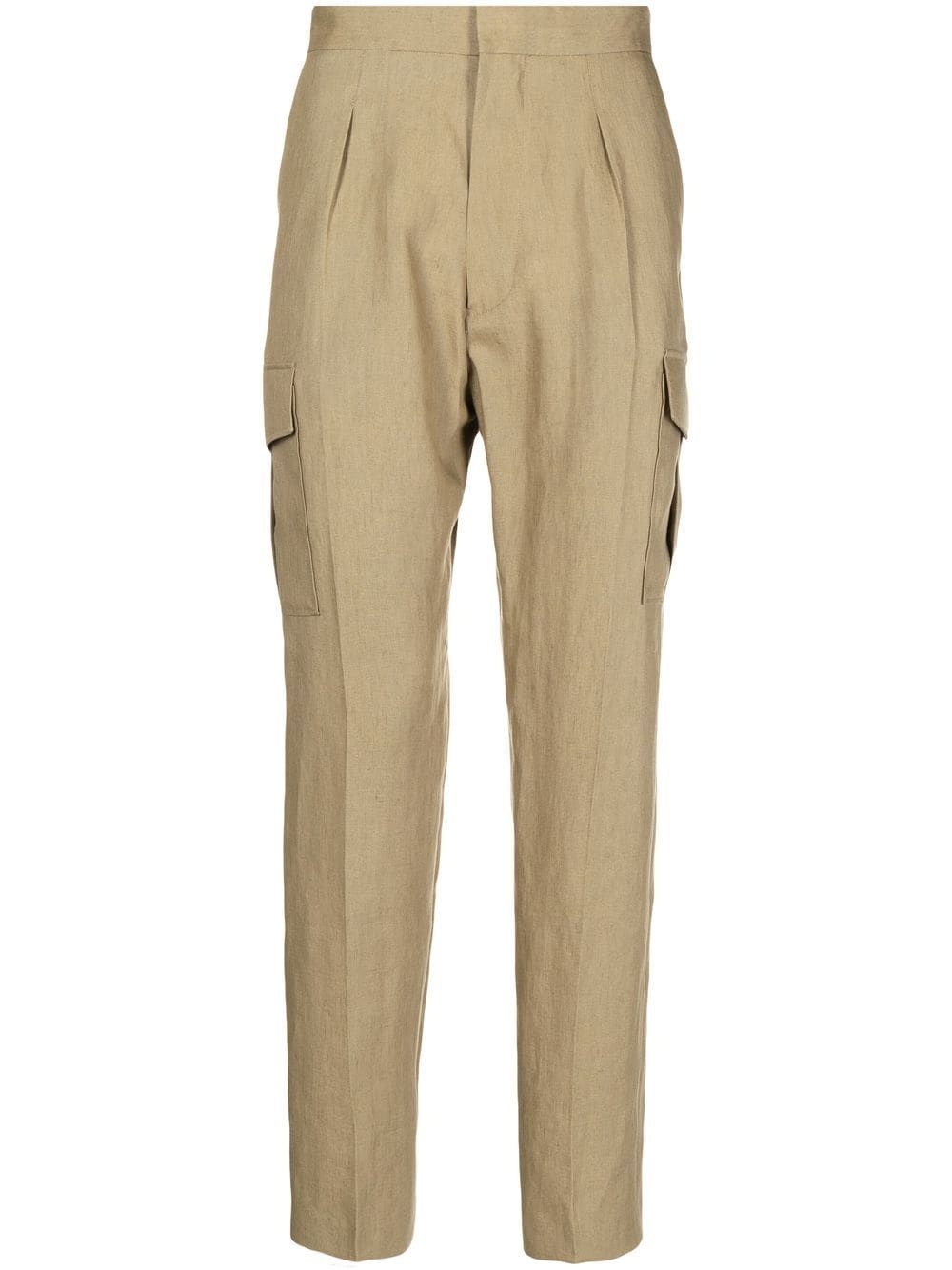 straight-leg cargo trousers - 1