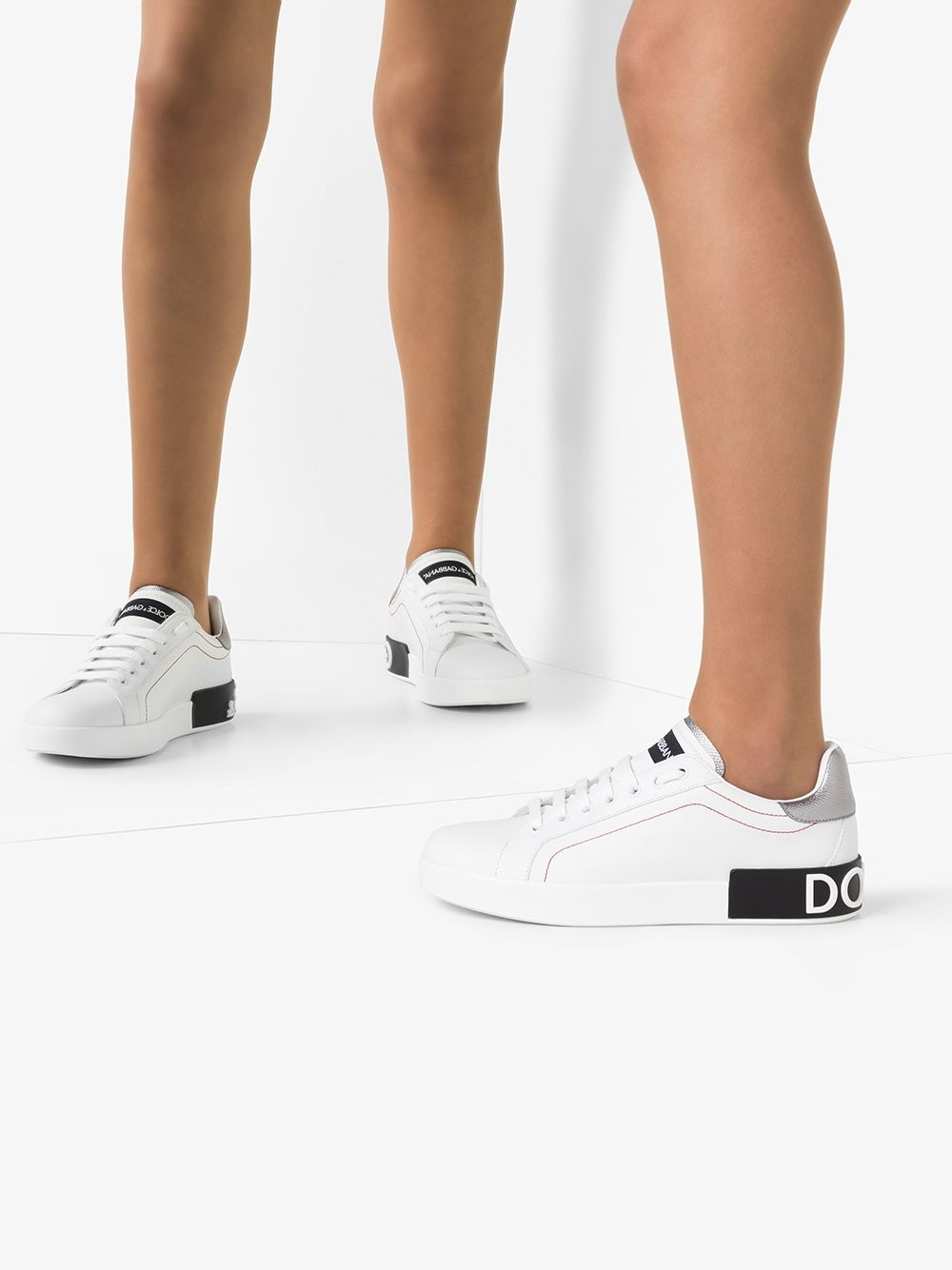 Portofino leather sneakers - 3