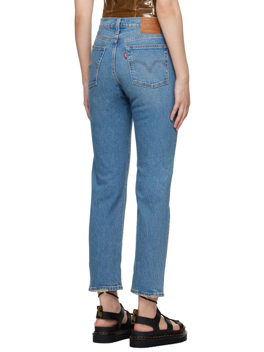 Blue Wedgie Straight Jeans - 3