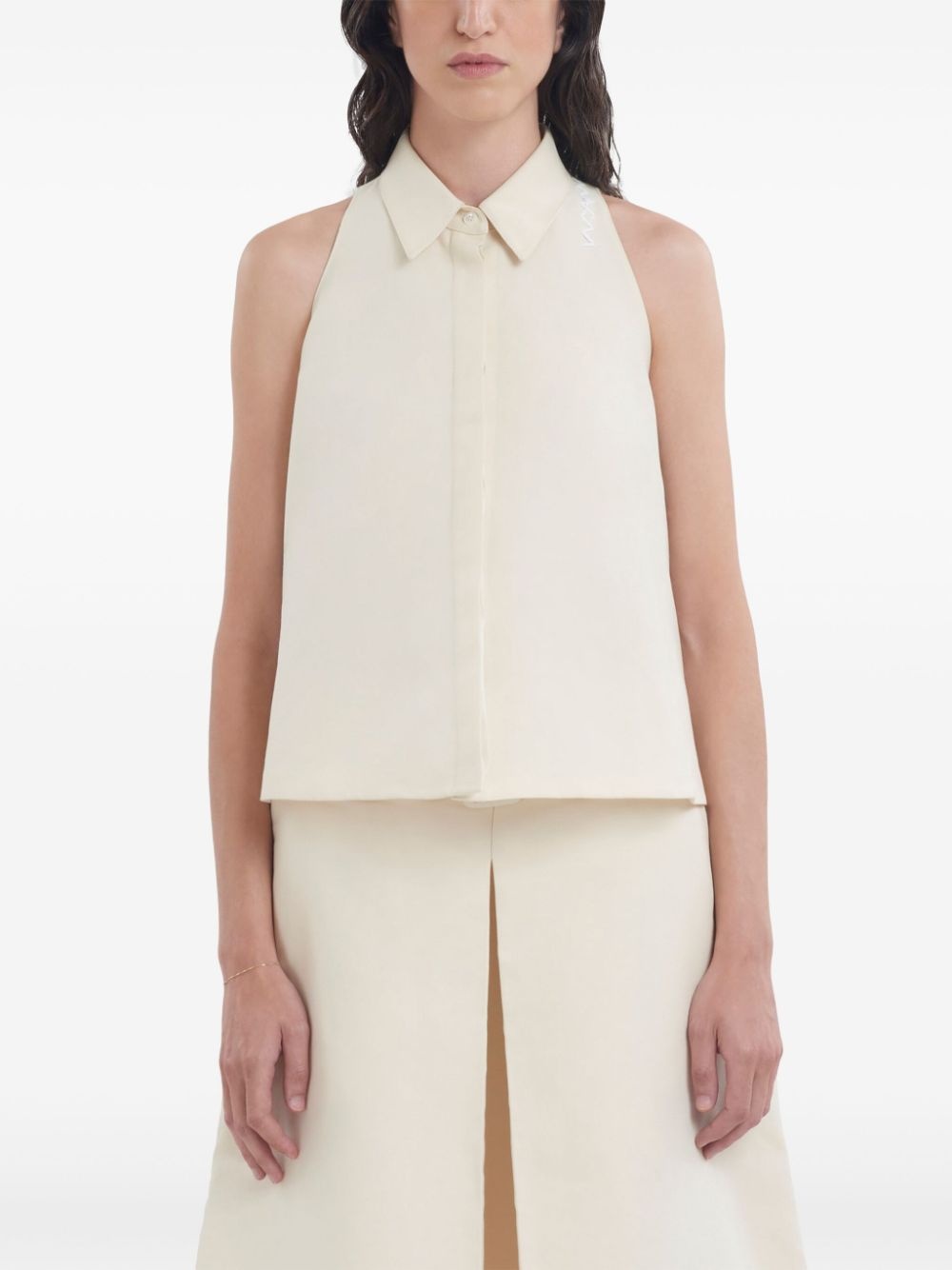 buttoned cotton shirt - 3