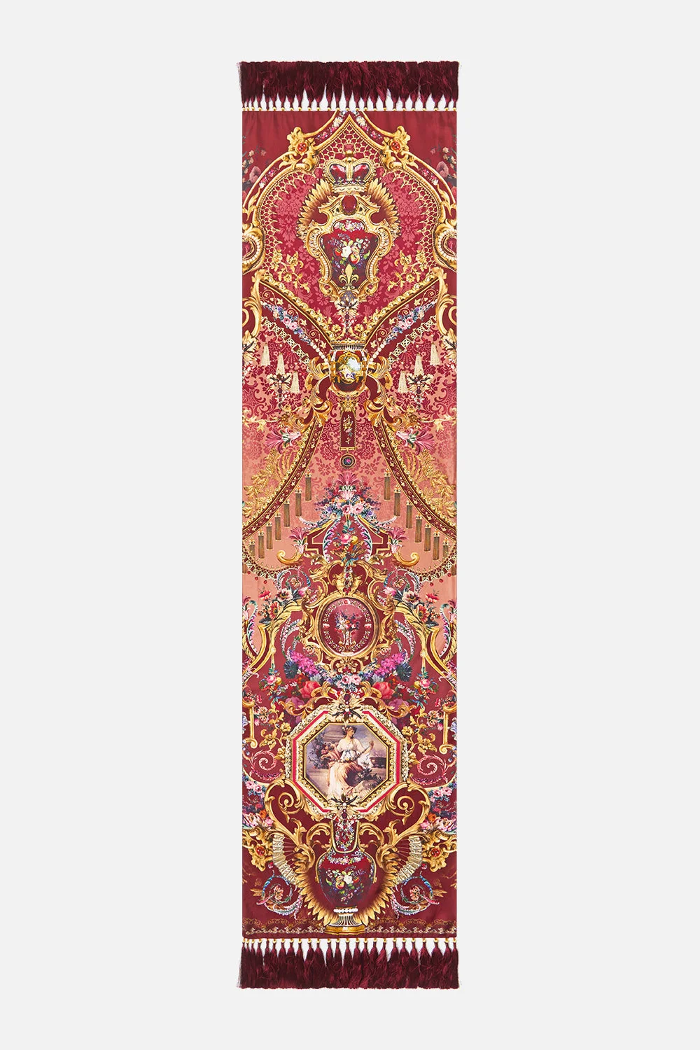 LONG SCARF WITH TASSELS CALL ME A CARRIAGE - 1