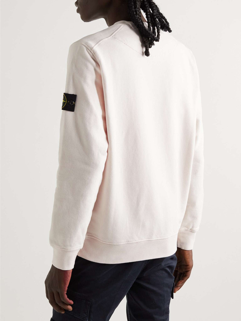 Logo-Appliquéd Cotton-Jersey Sweatshirt 4