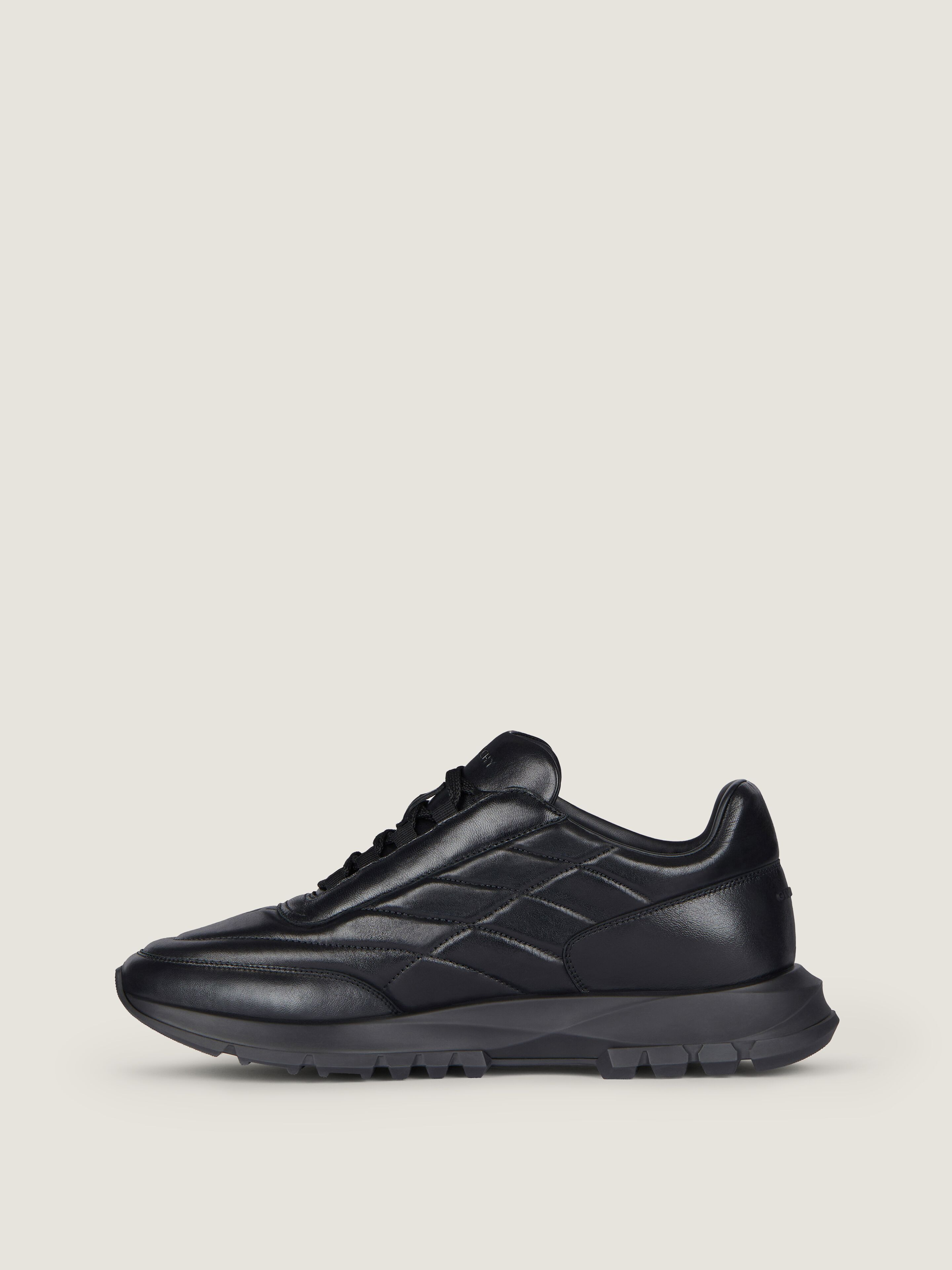 TRAINERS SNEAKERS IN SHINY PADDED LEATHER - 3
