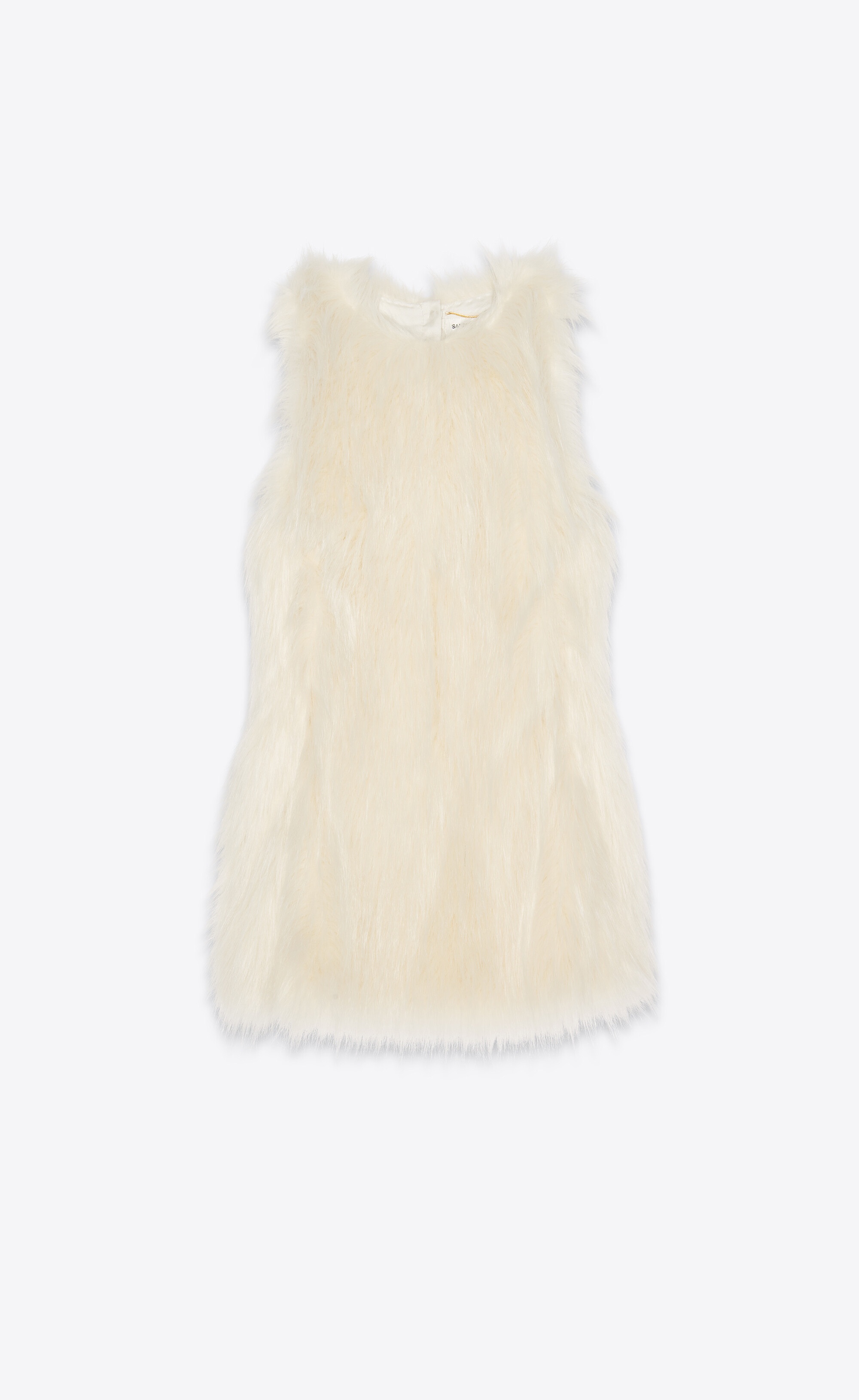 mini dress in faux fur - 1