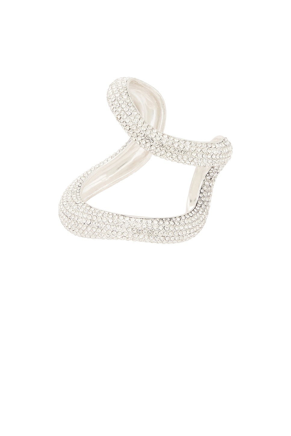 Crystal Link Cuff Bracelet - 1