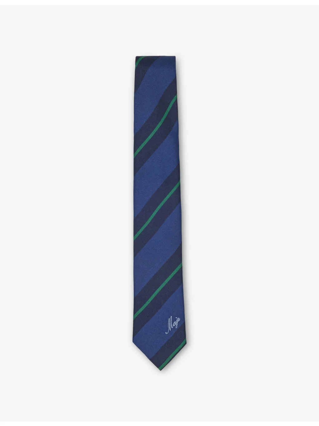 Striped Silk Tie - 1