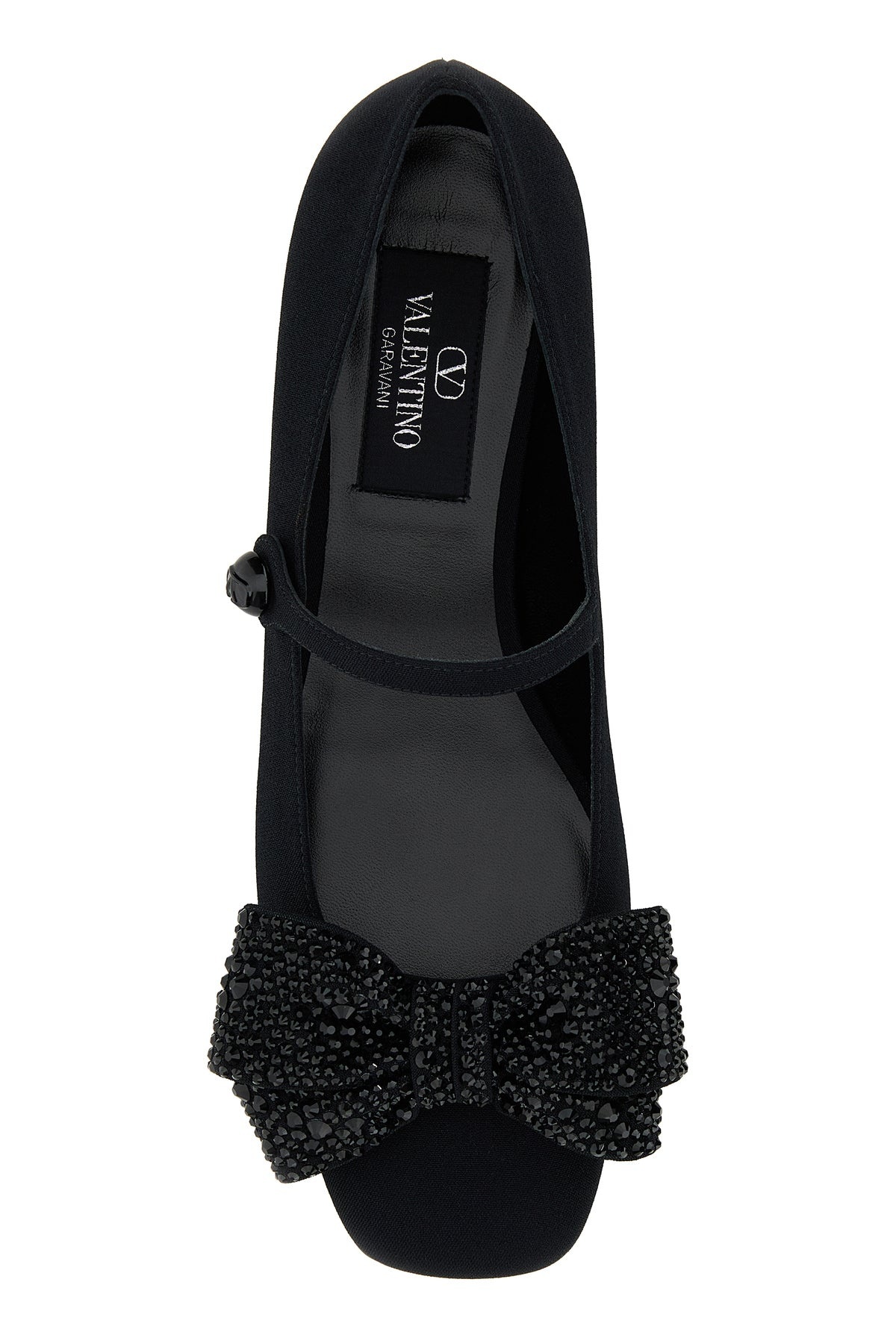 Black fabric ballerinas - 4
