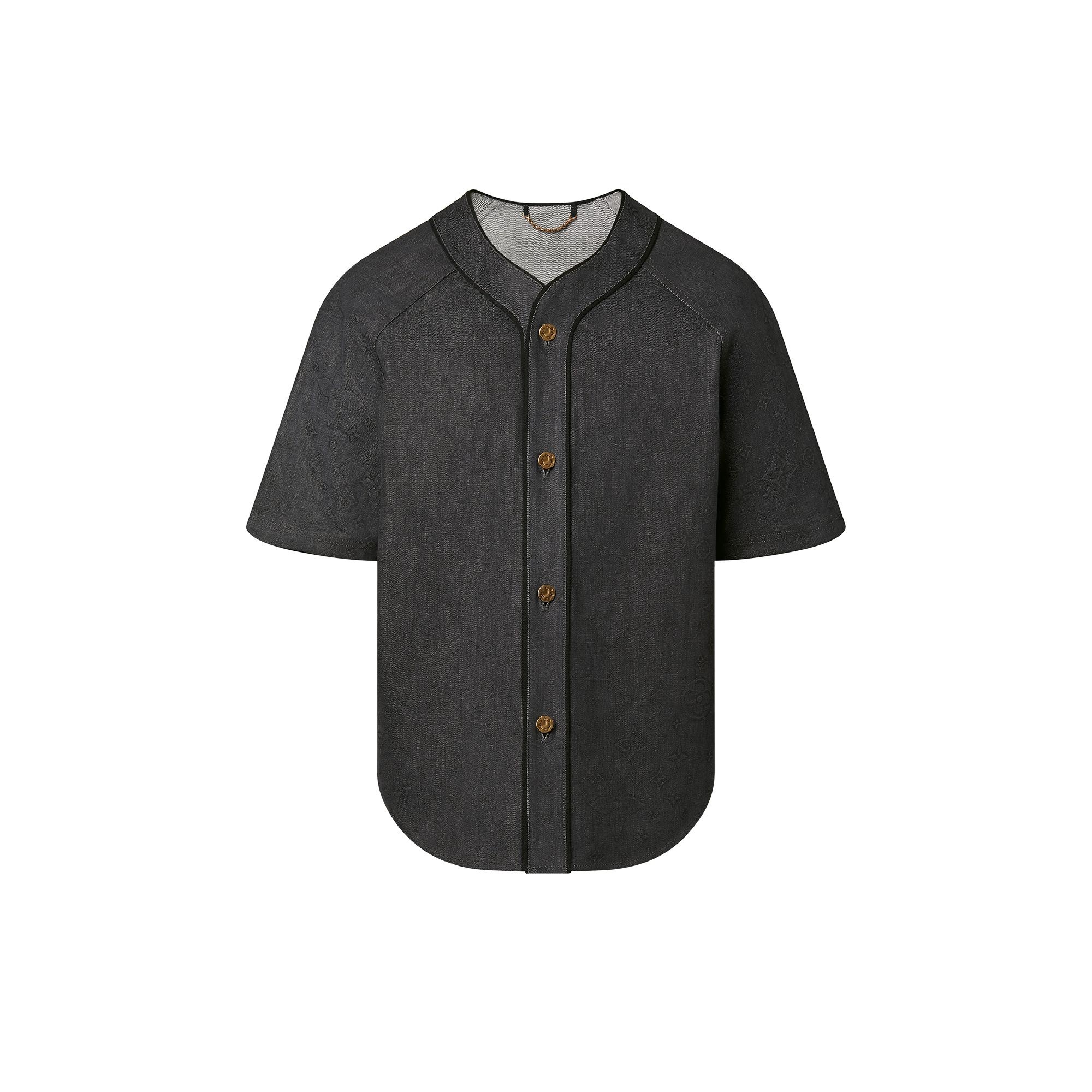 Embossed Monogram Baseball Shirt - 1