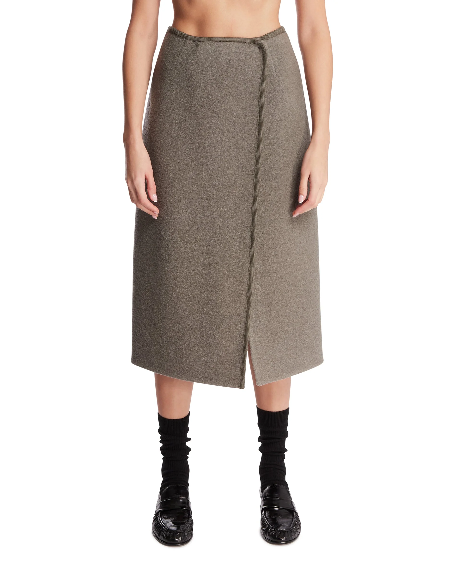 Gray Walker Wrap-skirt - 1