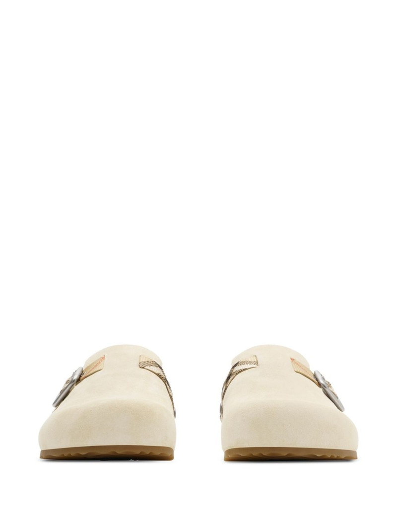 Burberry suede Urchin clogs outlook