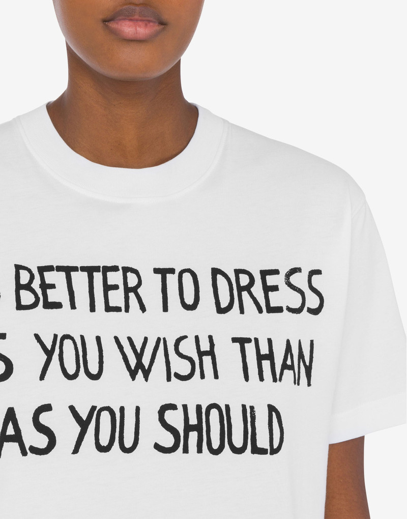 ORGANIC JERSEY T-SHIRT ARCHIVE SLOGAN 3