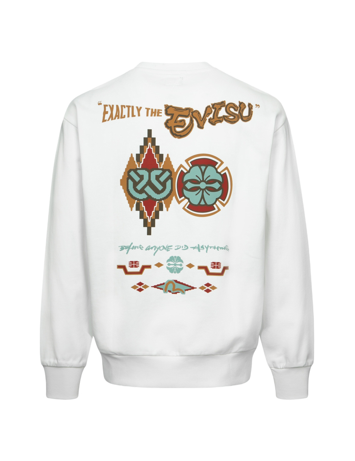 WHEEL OF WISDOM AND KAMON PRINT RELAX FIT SWEATSHIRT - 12