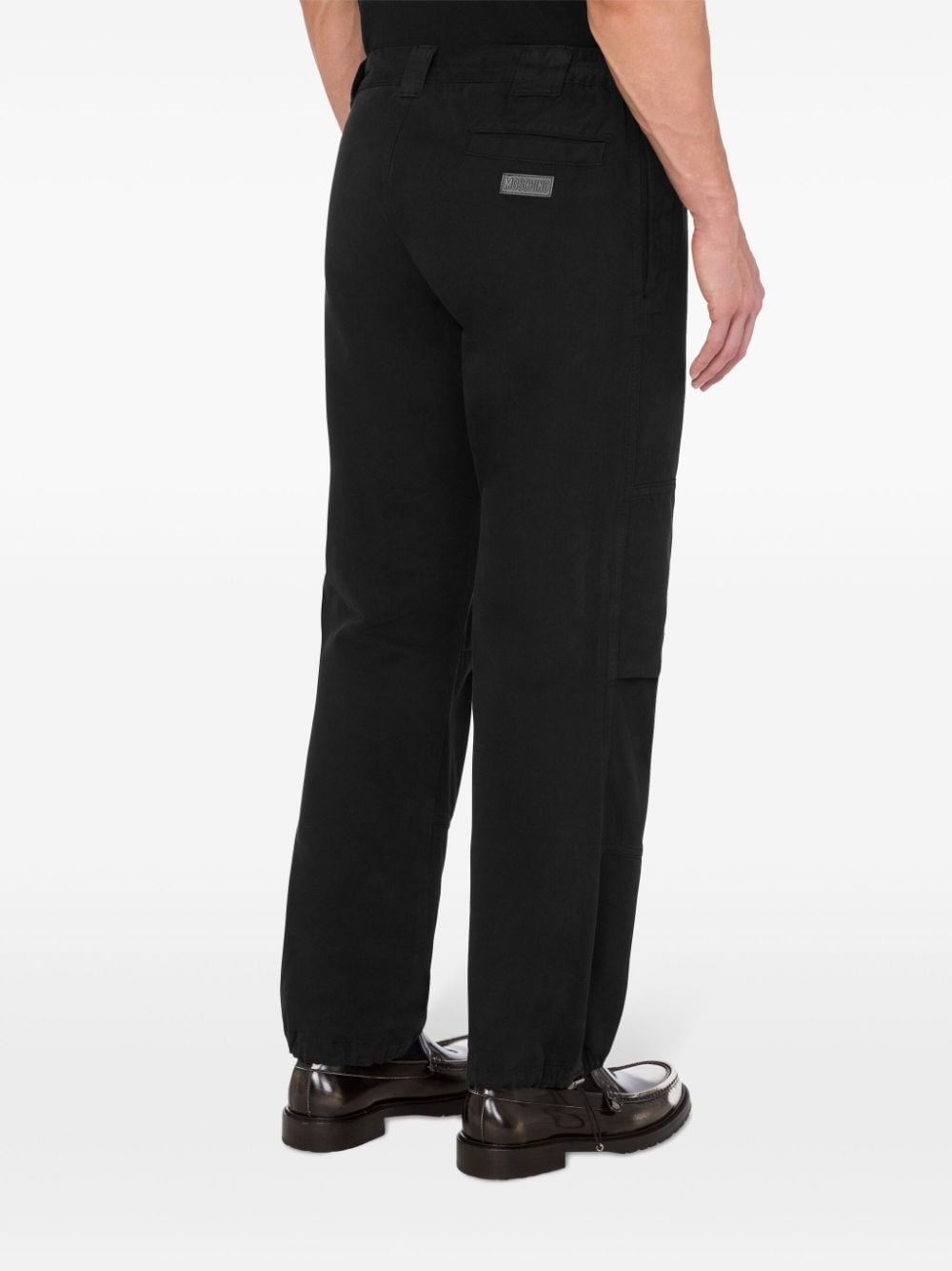 tapered-leg cargo trousers - 3