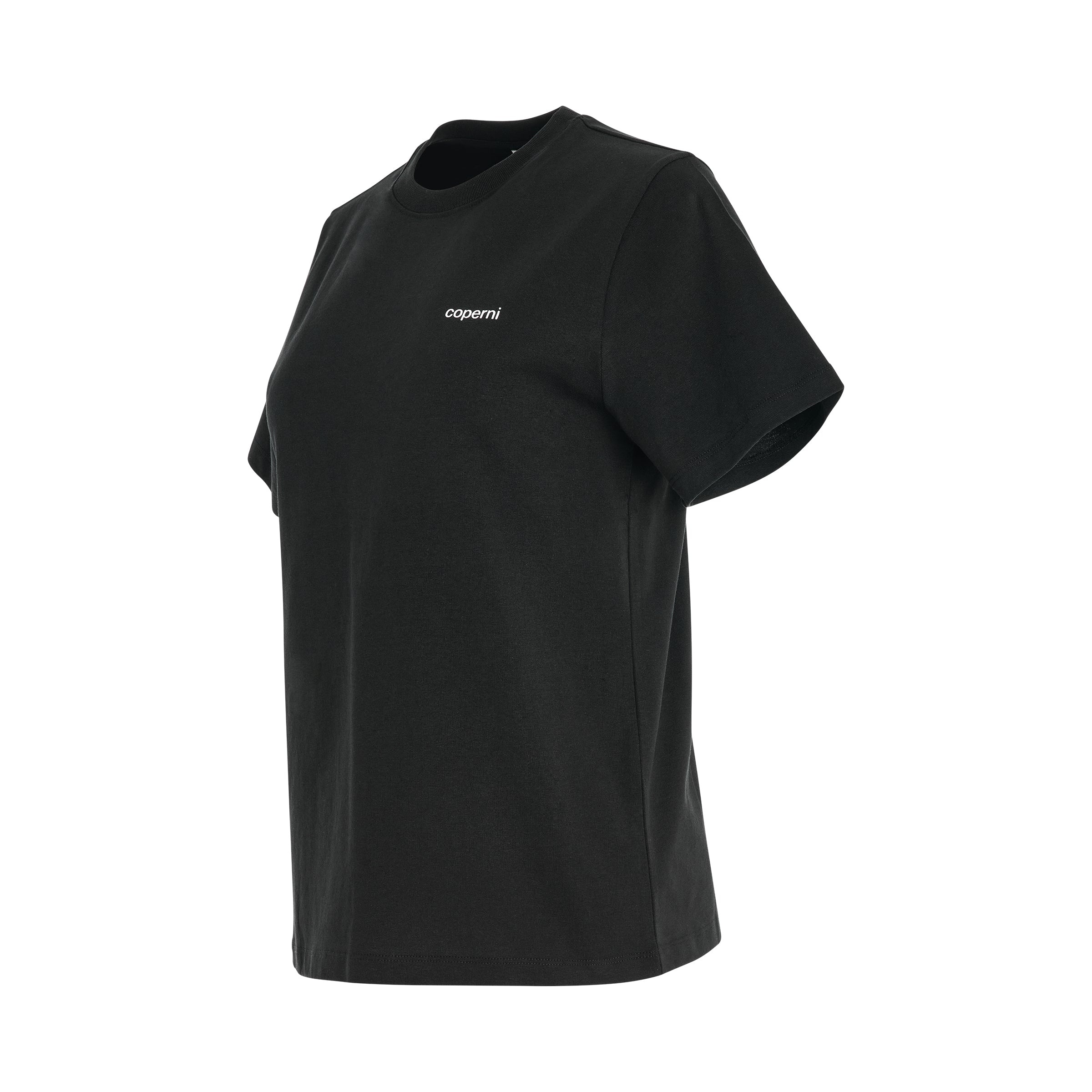 その他 Boxy T-Shirt - Coperni - Cotton - Black Logo Boxy T-Shirt – Coperni