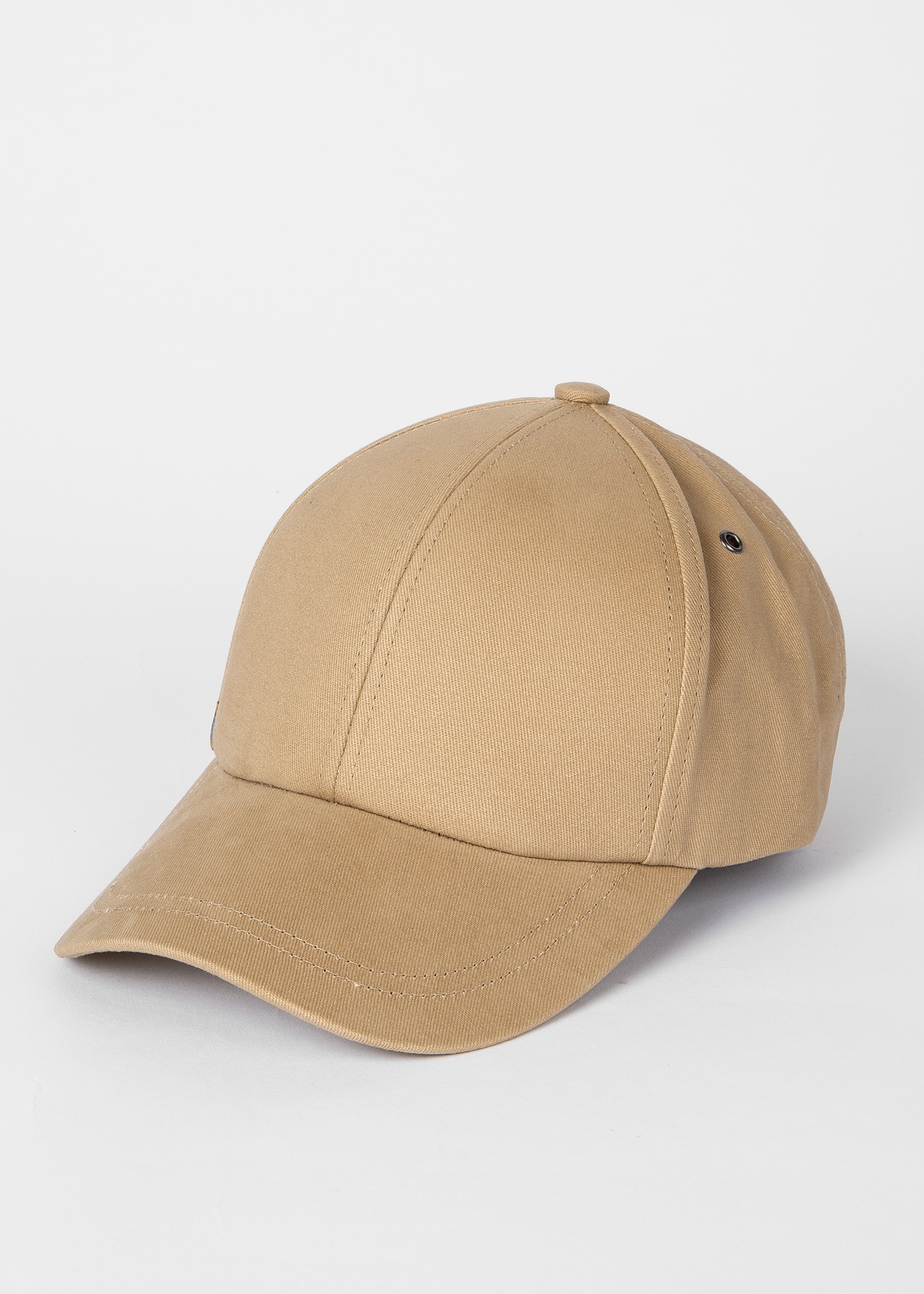 Camel 'Signature Stripe' Trim Cotton Baseball Cap - 2