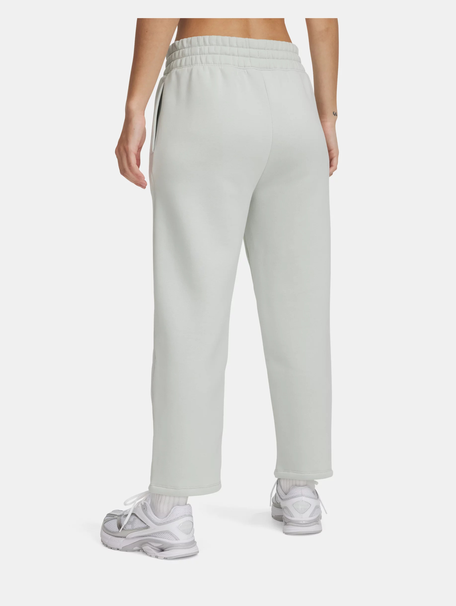 Women's UA Rival Fleece Pintuck Ankle Pants - 2