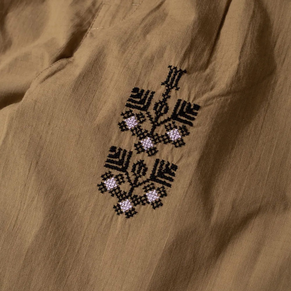 Adish | Qrunful Cotton Ripstop Trousers 'Brown' - 4