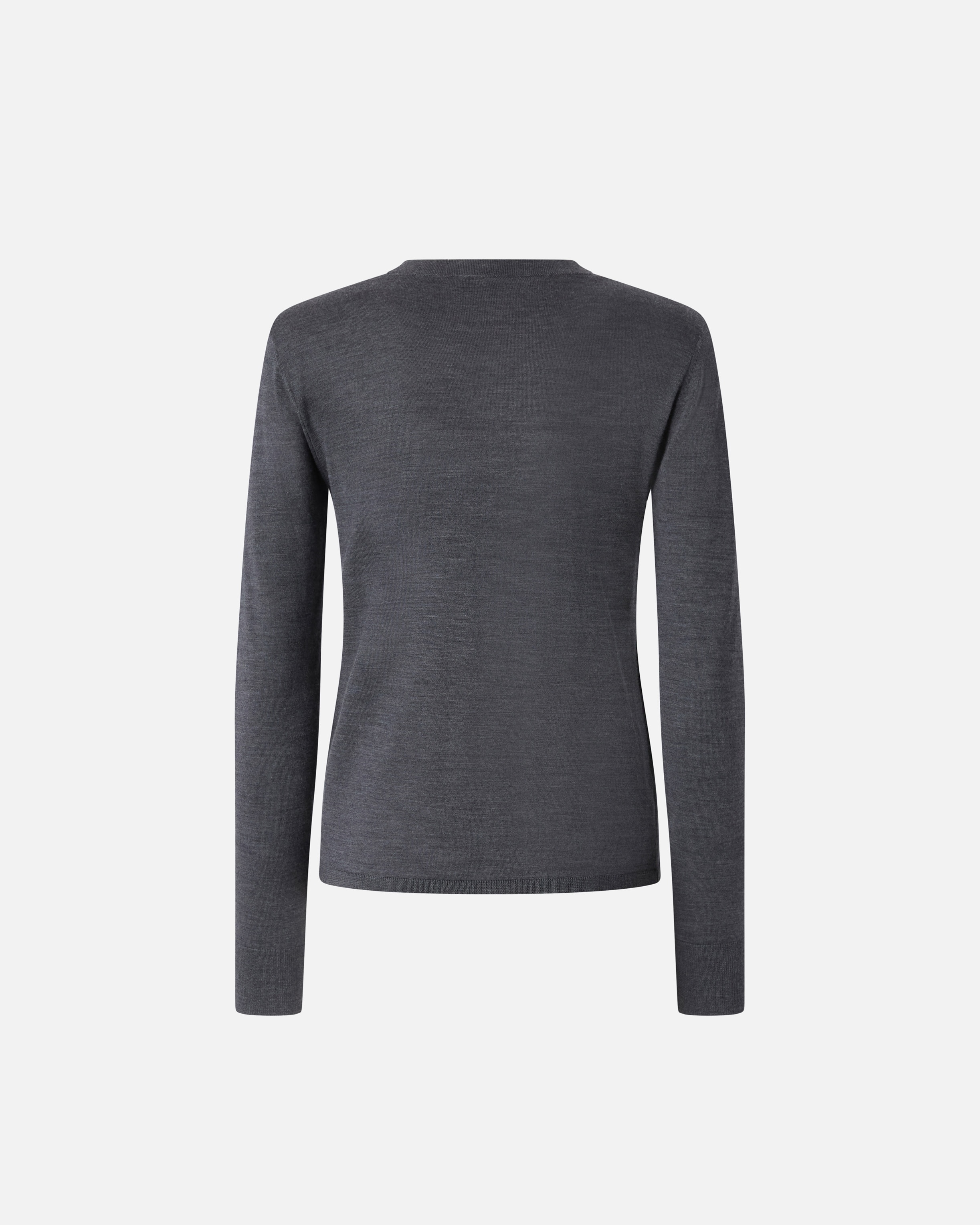 V-NECK CARDIGAN IN EXTRA-FINE WOOL - 2
