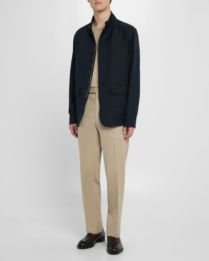ZEGNA Men's Solid Car Coat outlook