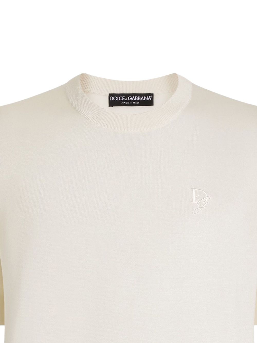 logo-embroidered T-shirt - 2