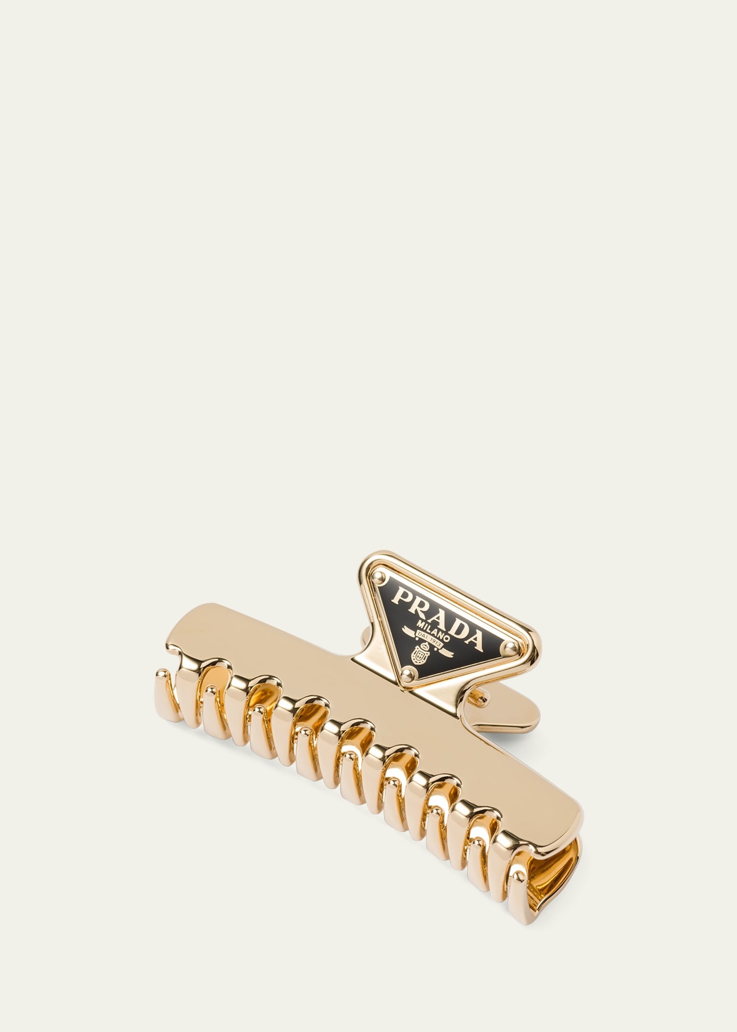 Large Triangle Logo Jaw Hair Clip - 2