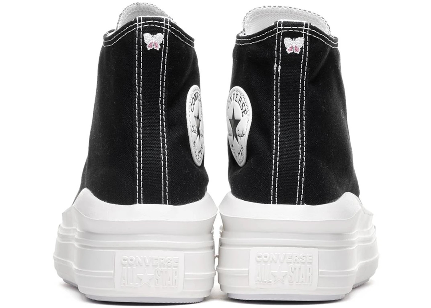 Converse Chuck Taylor All Star Move Platform Hi DIY Beads Black (Women's) - 3