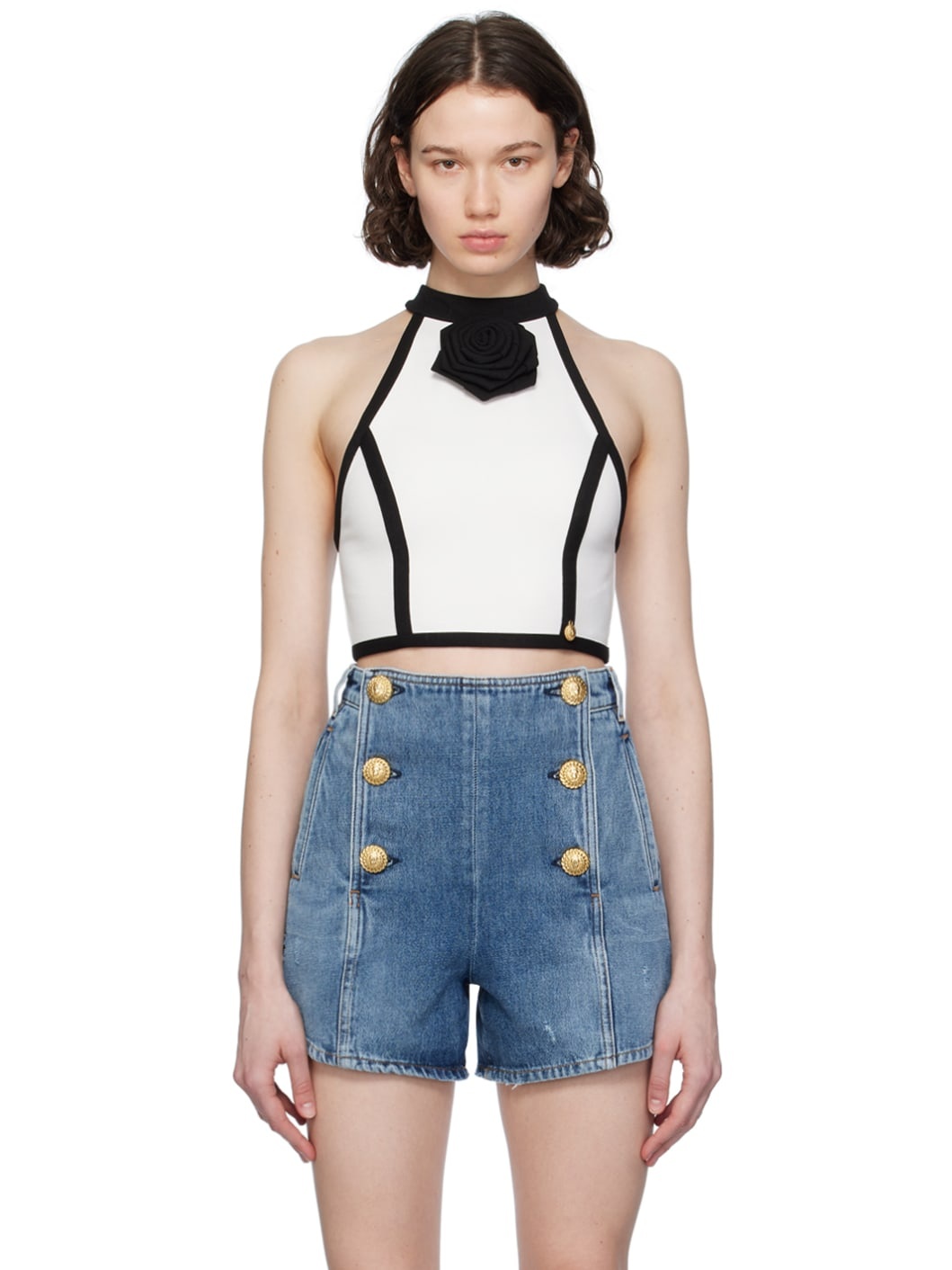 Off-White Rose Tank Top - 1