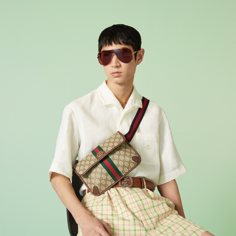 Ophidia GG small belt bag 3