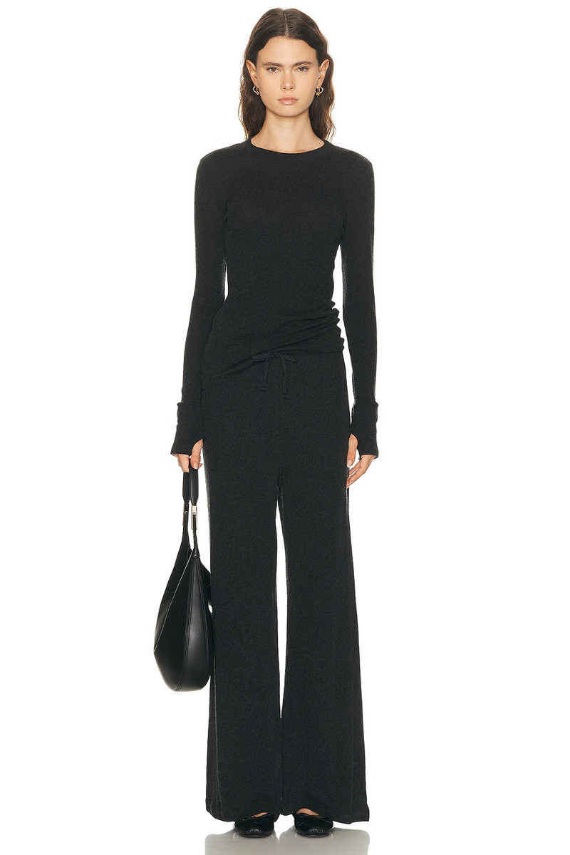 Enza Costa Cashmere Easy Cuffed Crewneck Sweater outlook