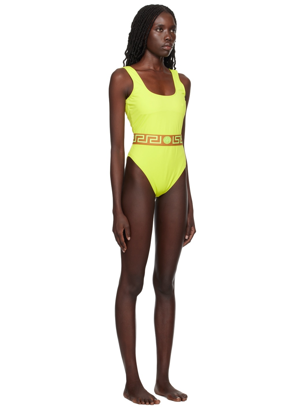 Yellow Greca Swimsuit - 2