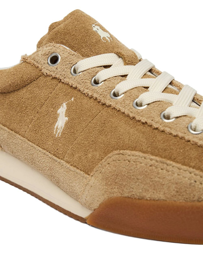 logo embroidered sneakers 5