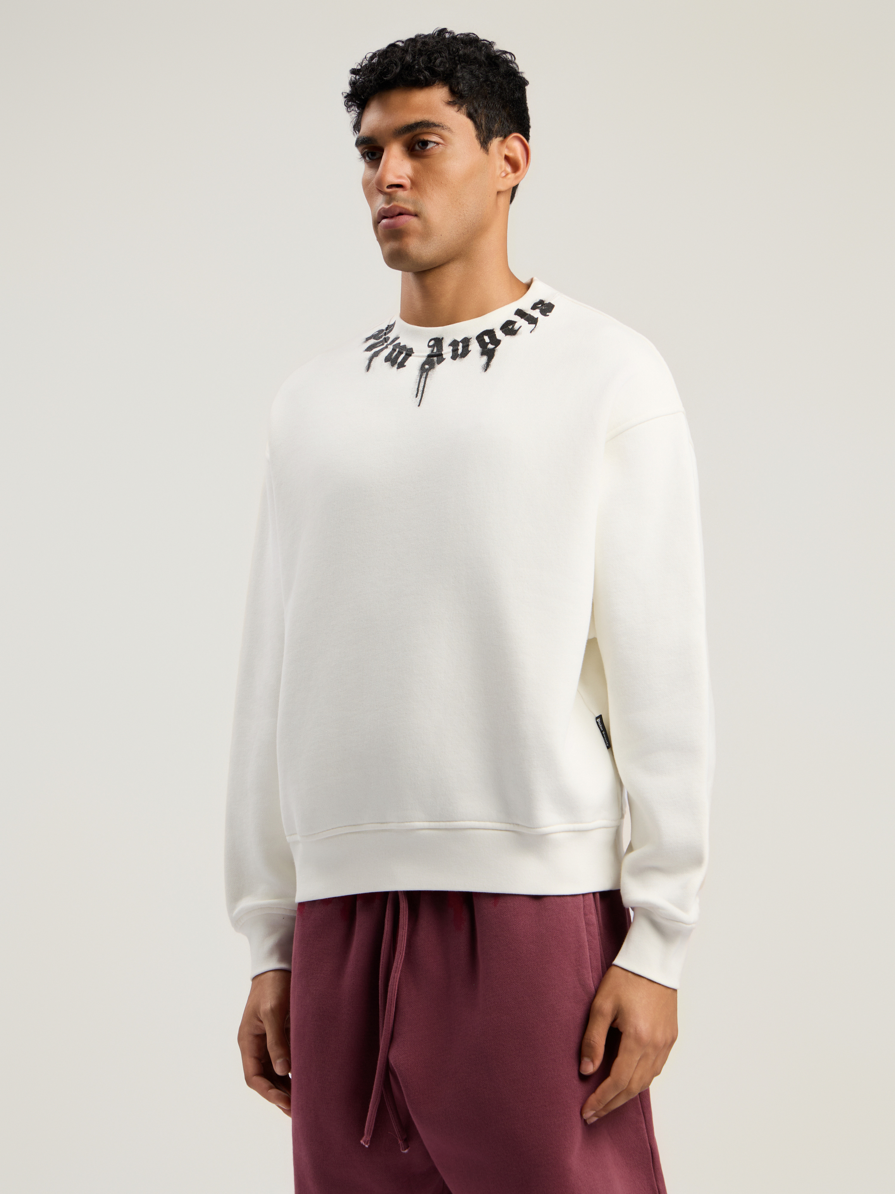 Neck Logo Reg Crew Sweatshirt - 4
