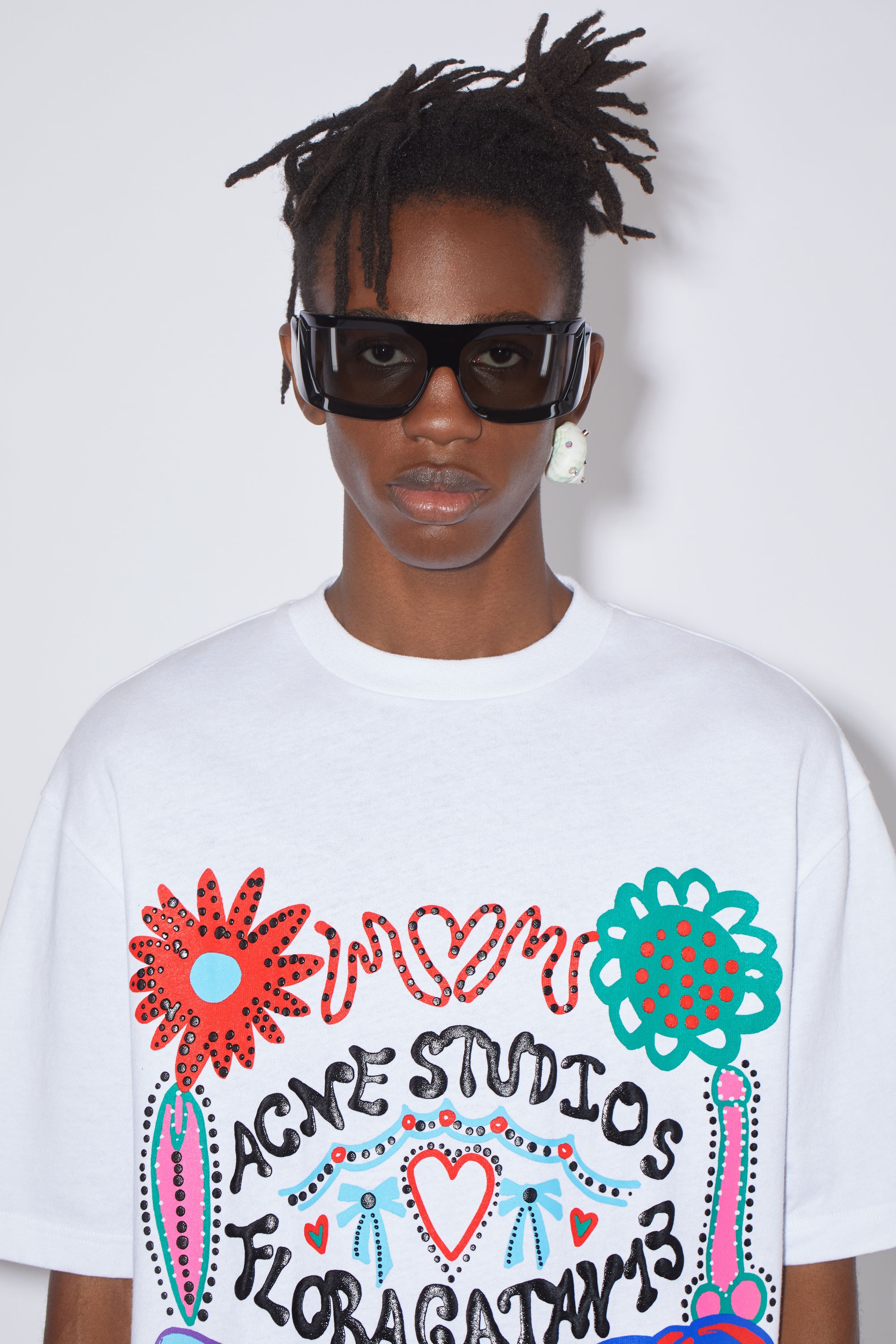 Screen print t-shirt - Optic White - 4