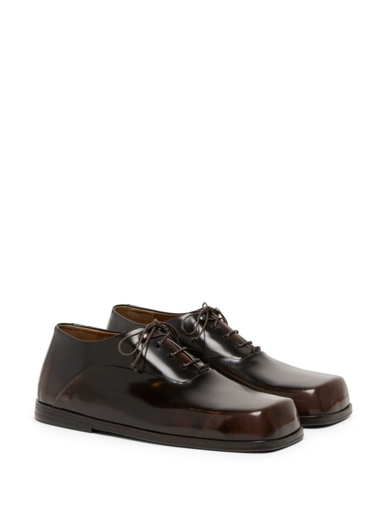 Marsèll panelled patent-leather oxford shoes outlook