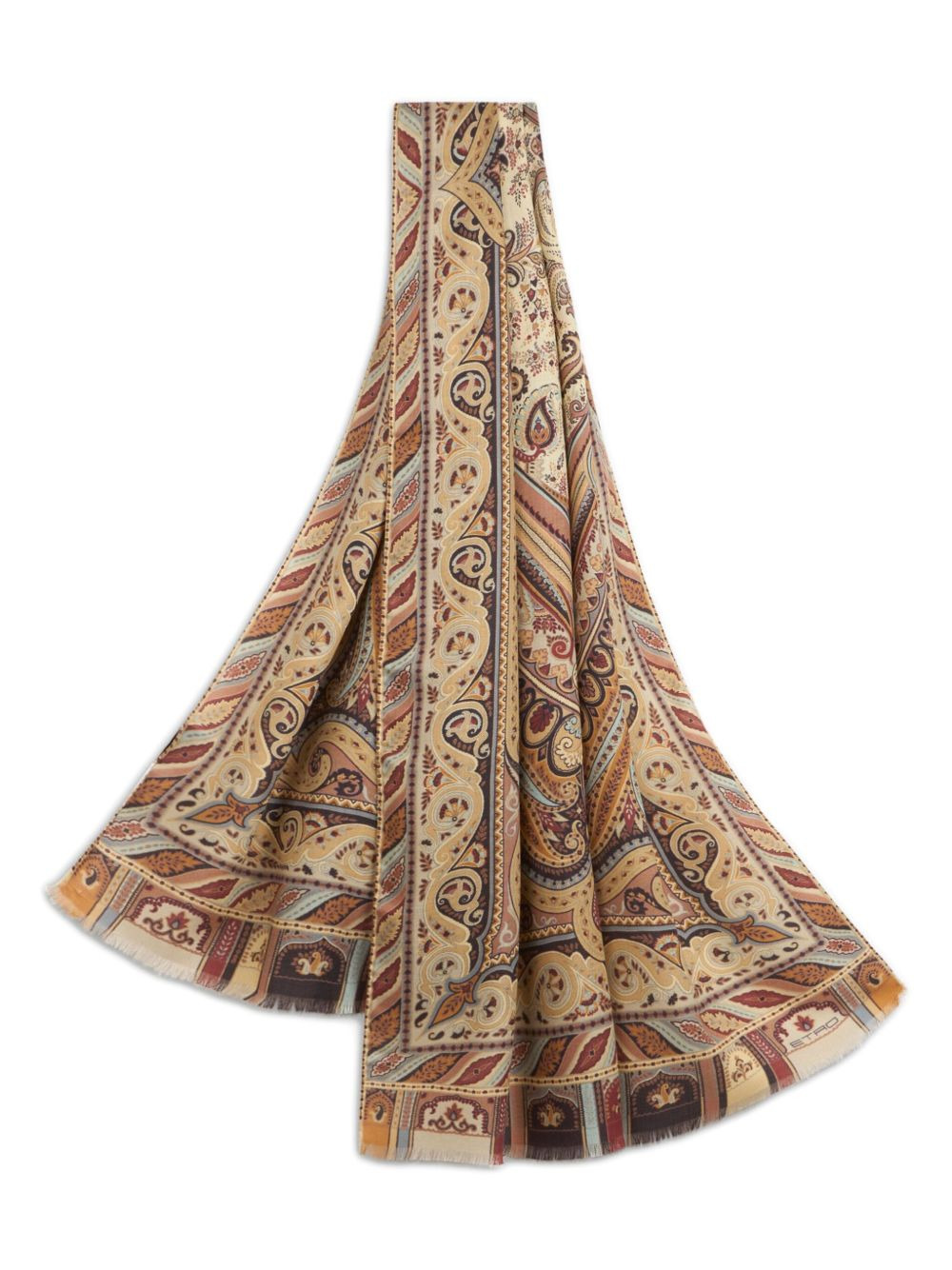 paisley-print scarf - 2