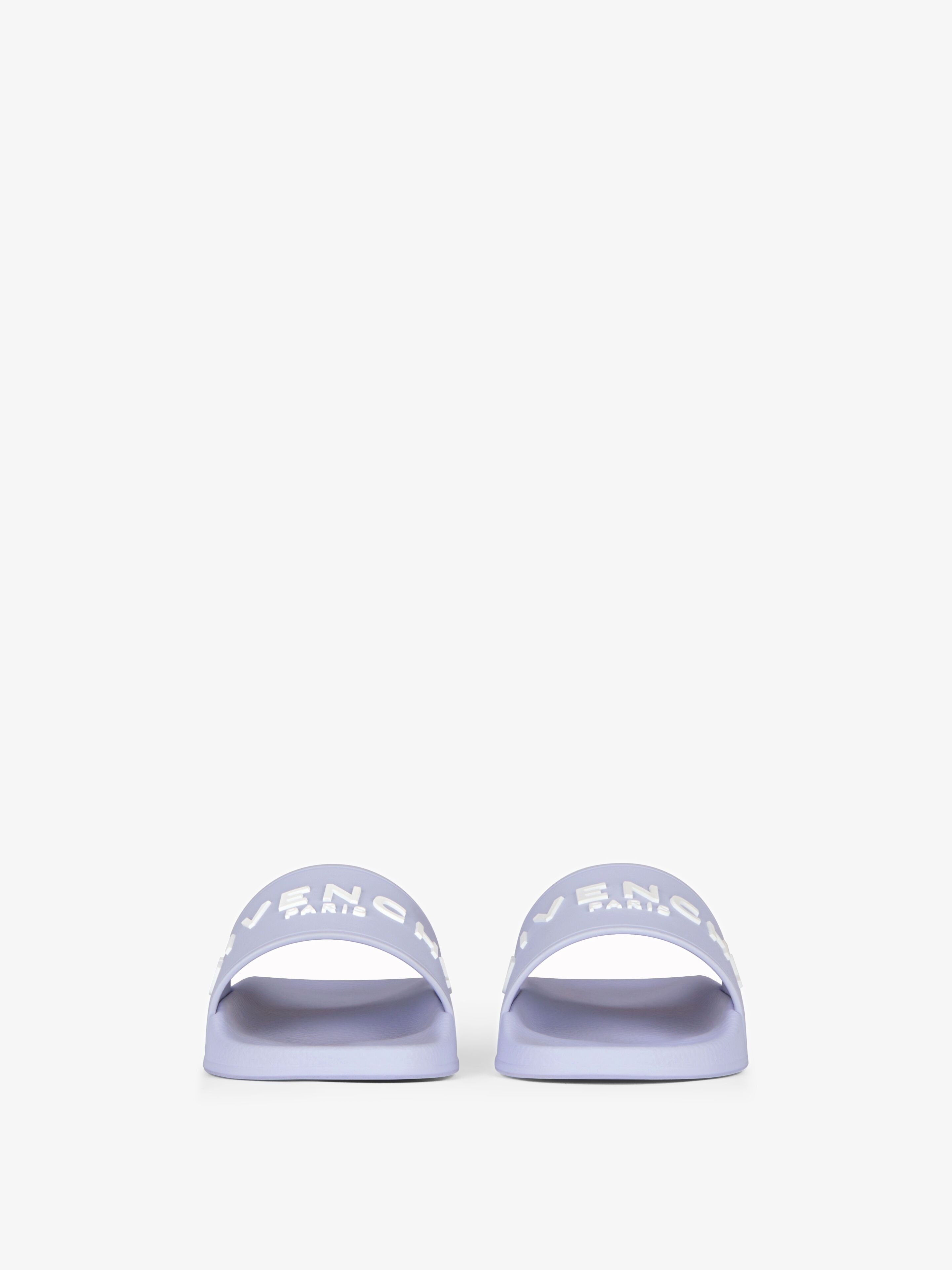 SLIDE FLAT SANDALS IN RUBBER - 2