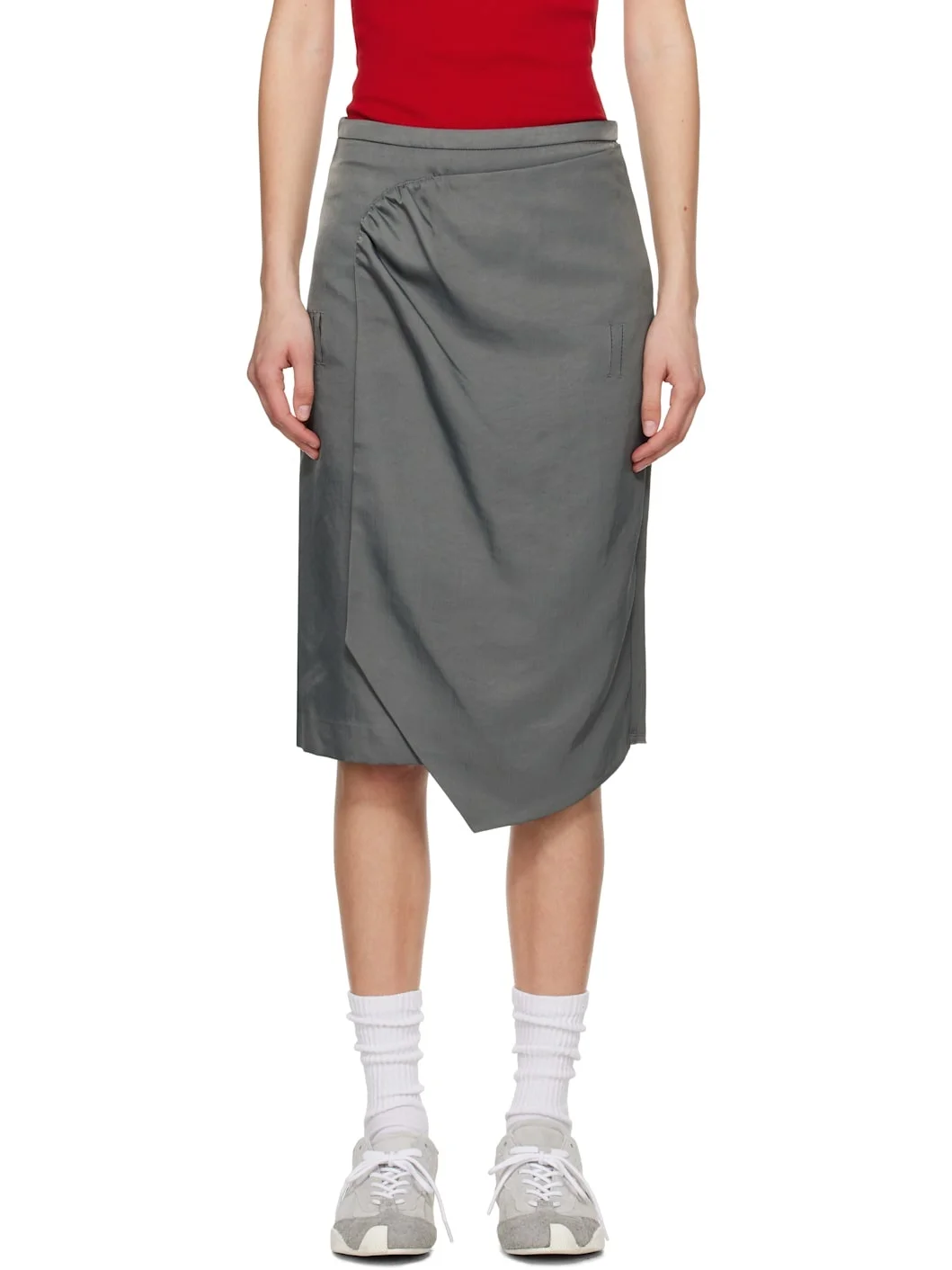 Gray Product. 67 Midi Skirt - 1