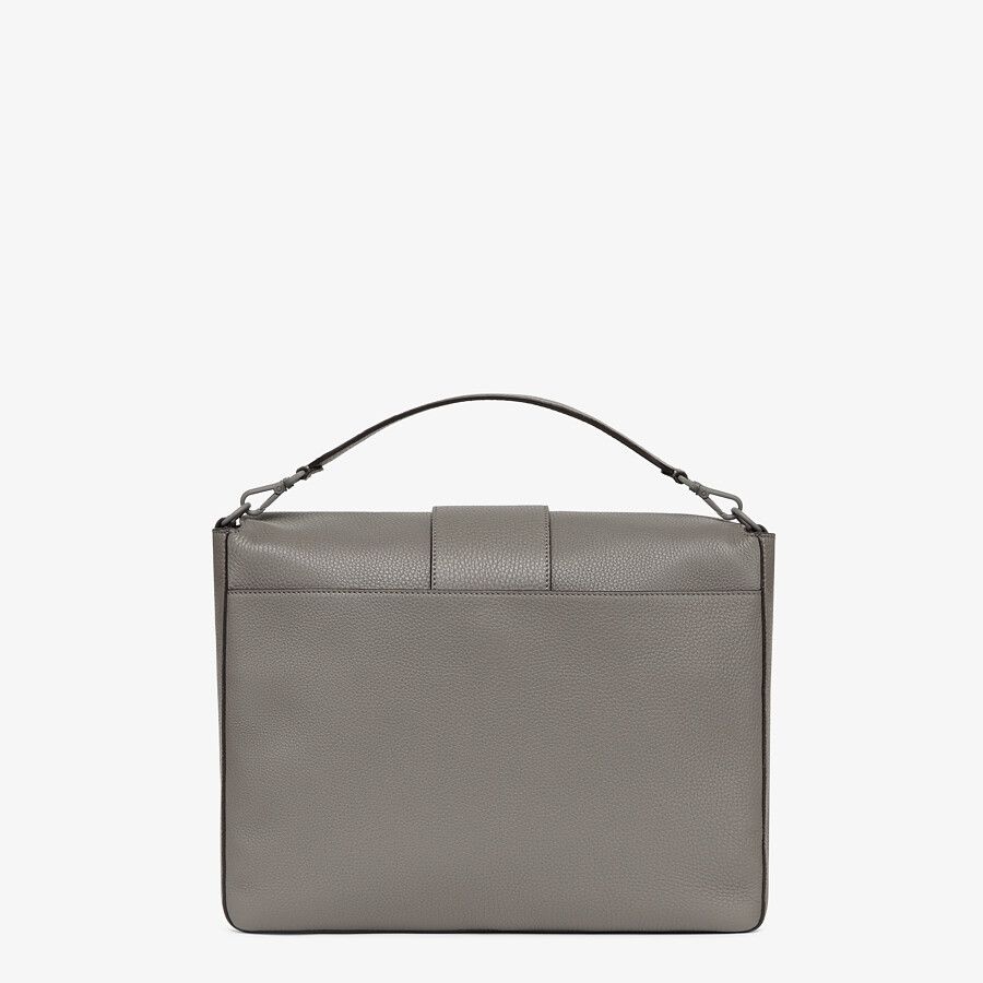 Light gray leather bag - 3