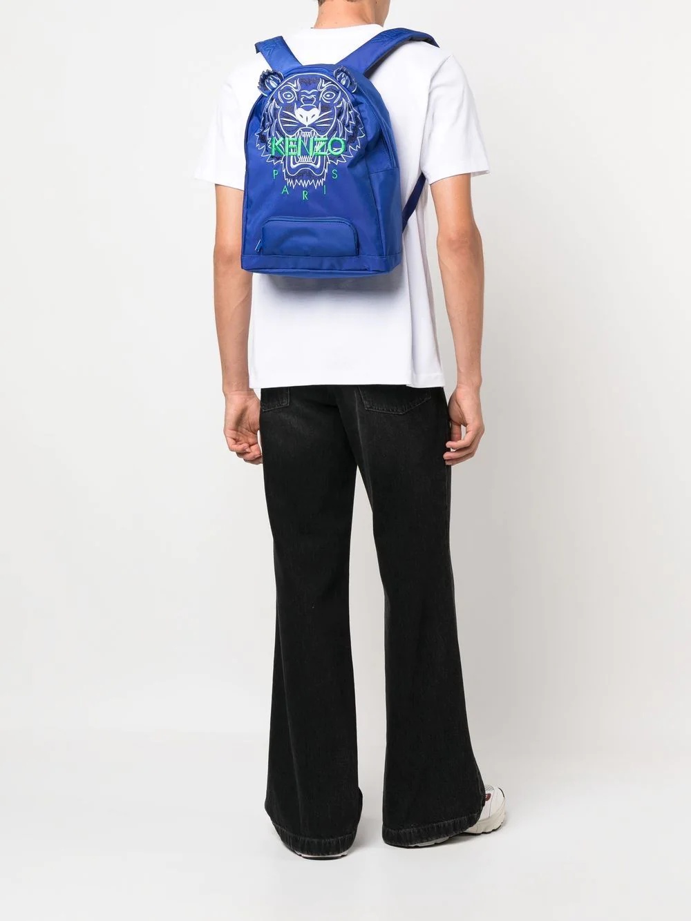 embroidered tiger-detail backpack - 2