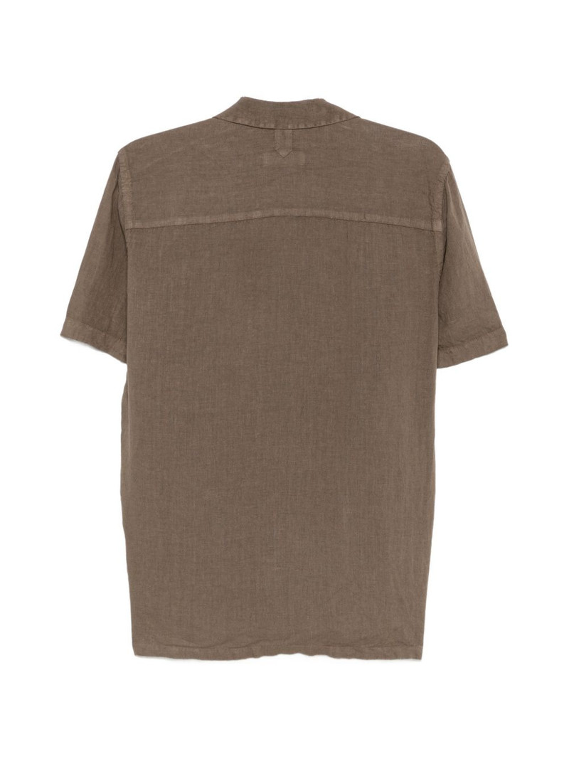 Canali short-sleeve pocket-detail shirt outlook