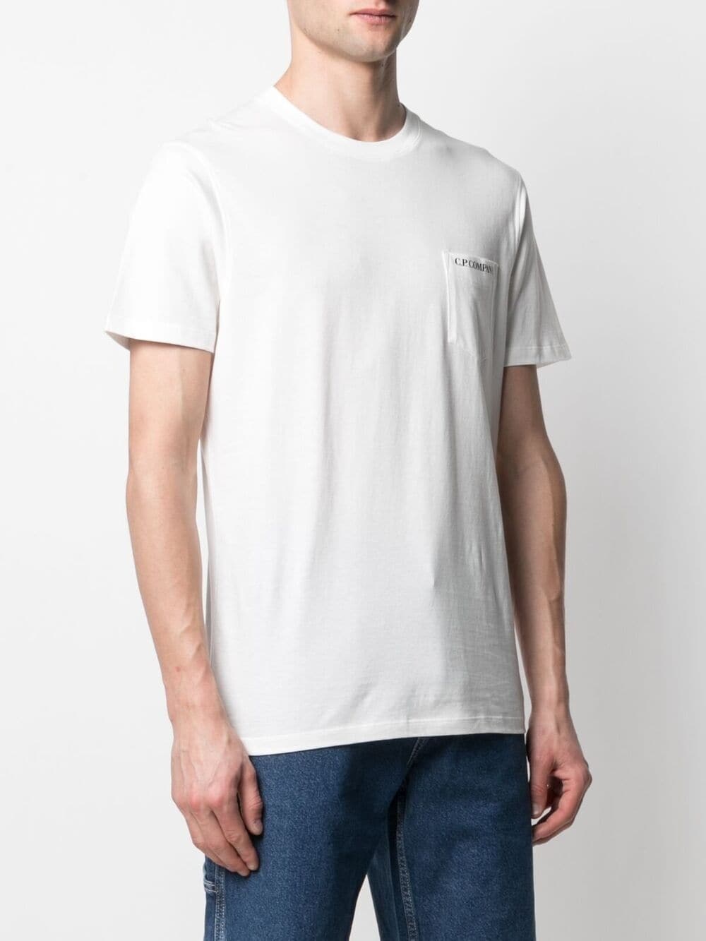 chest logo-pocket T-shirt - 3