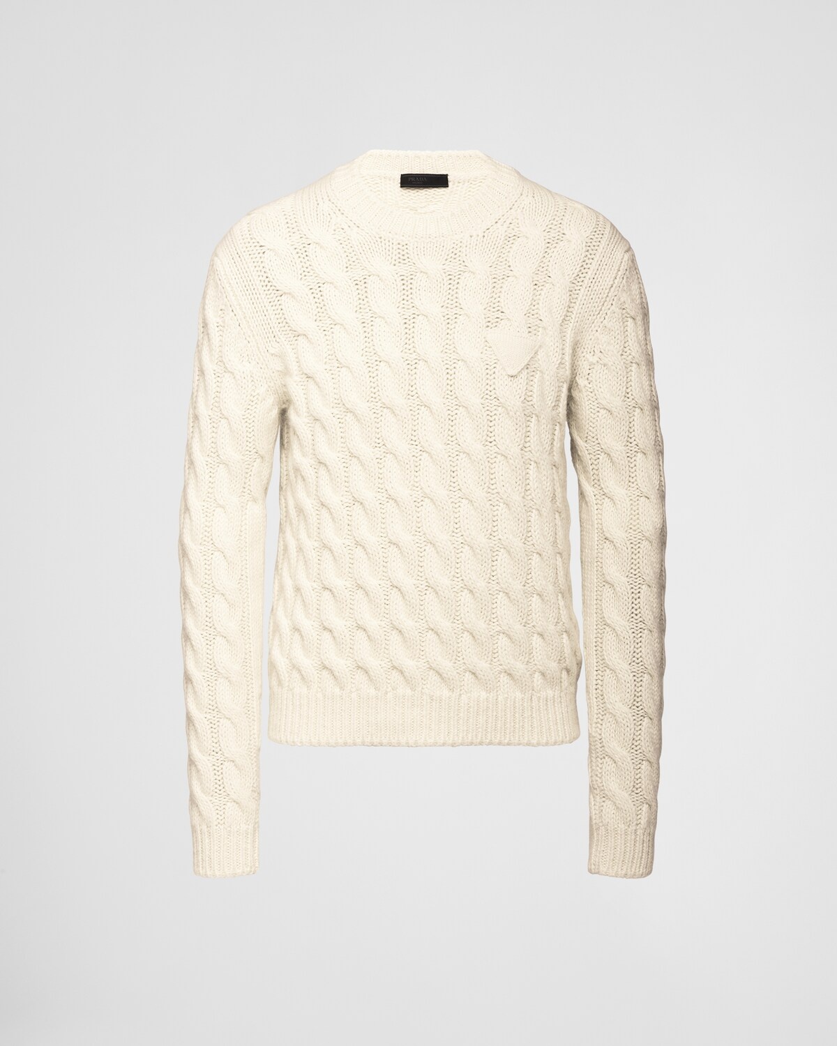 Alpaca cable-knit sweater - 1