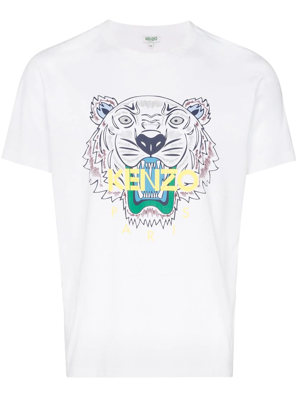 Tiger logo print T-shirt - 1