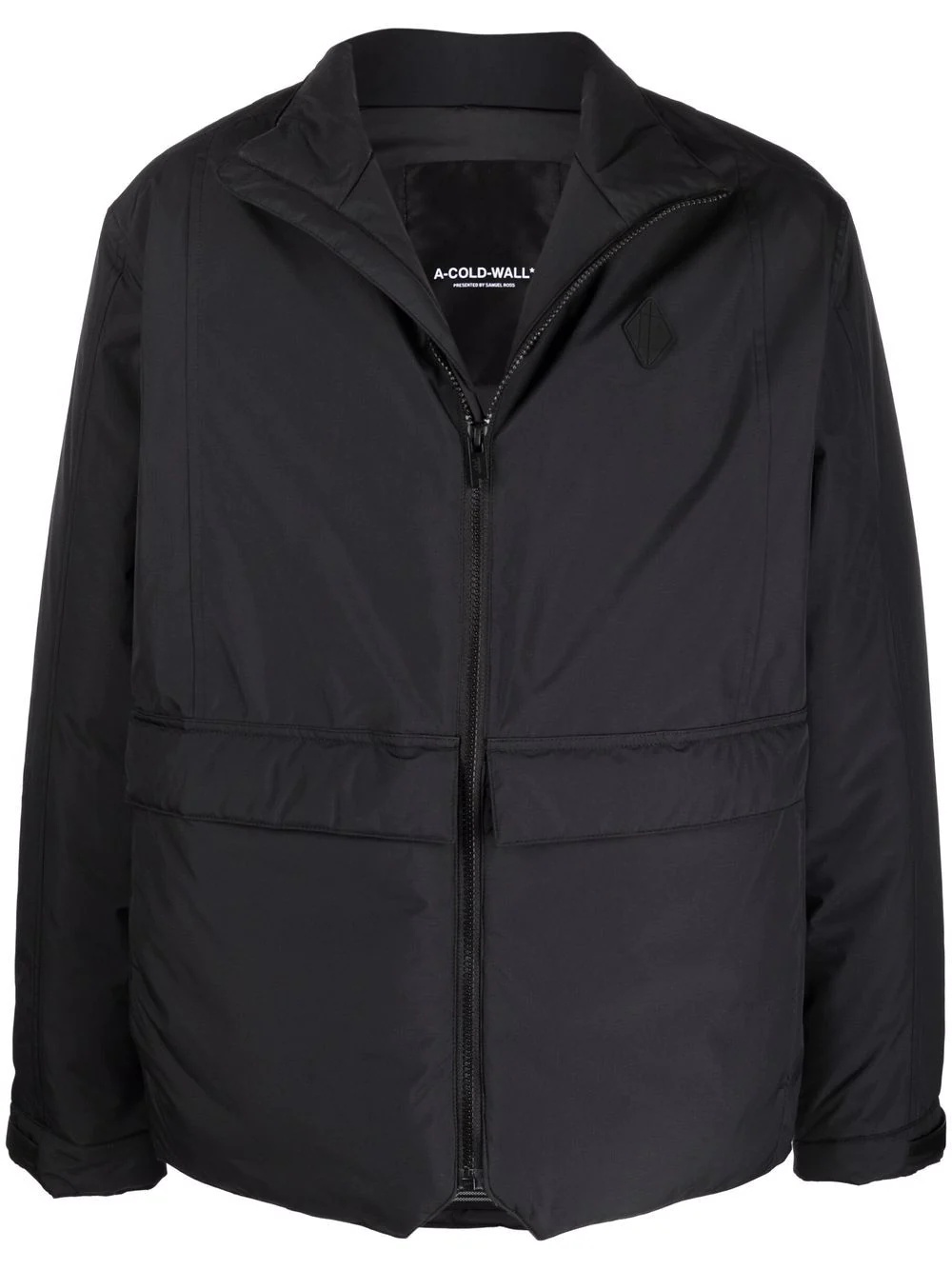 high neck zip-up jacket - 1