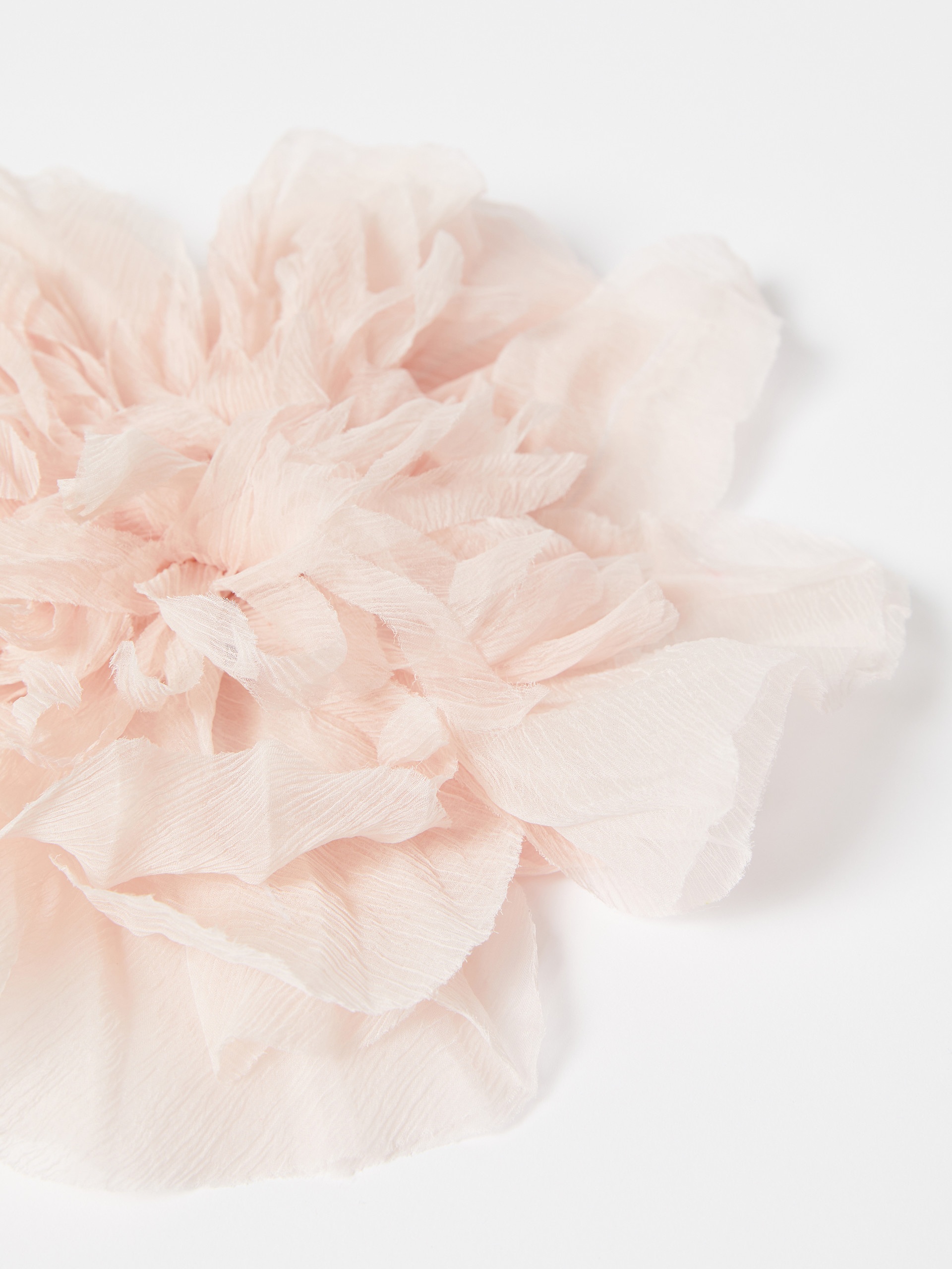 LUISA Crepon flower brooch - 2
