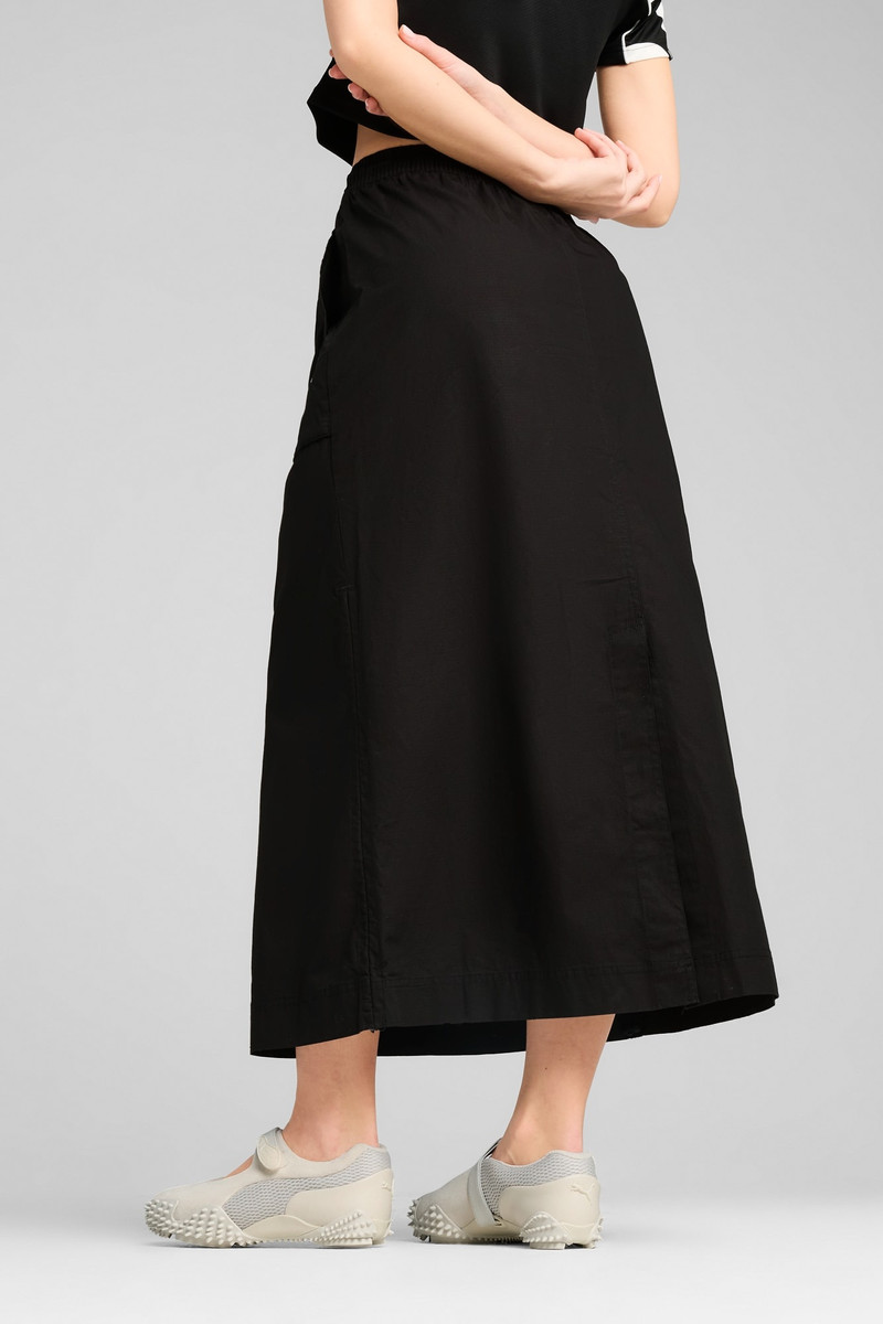 FUTURE ARCHIVE Women's Zip-Off Maxi Woven Skirt 6