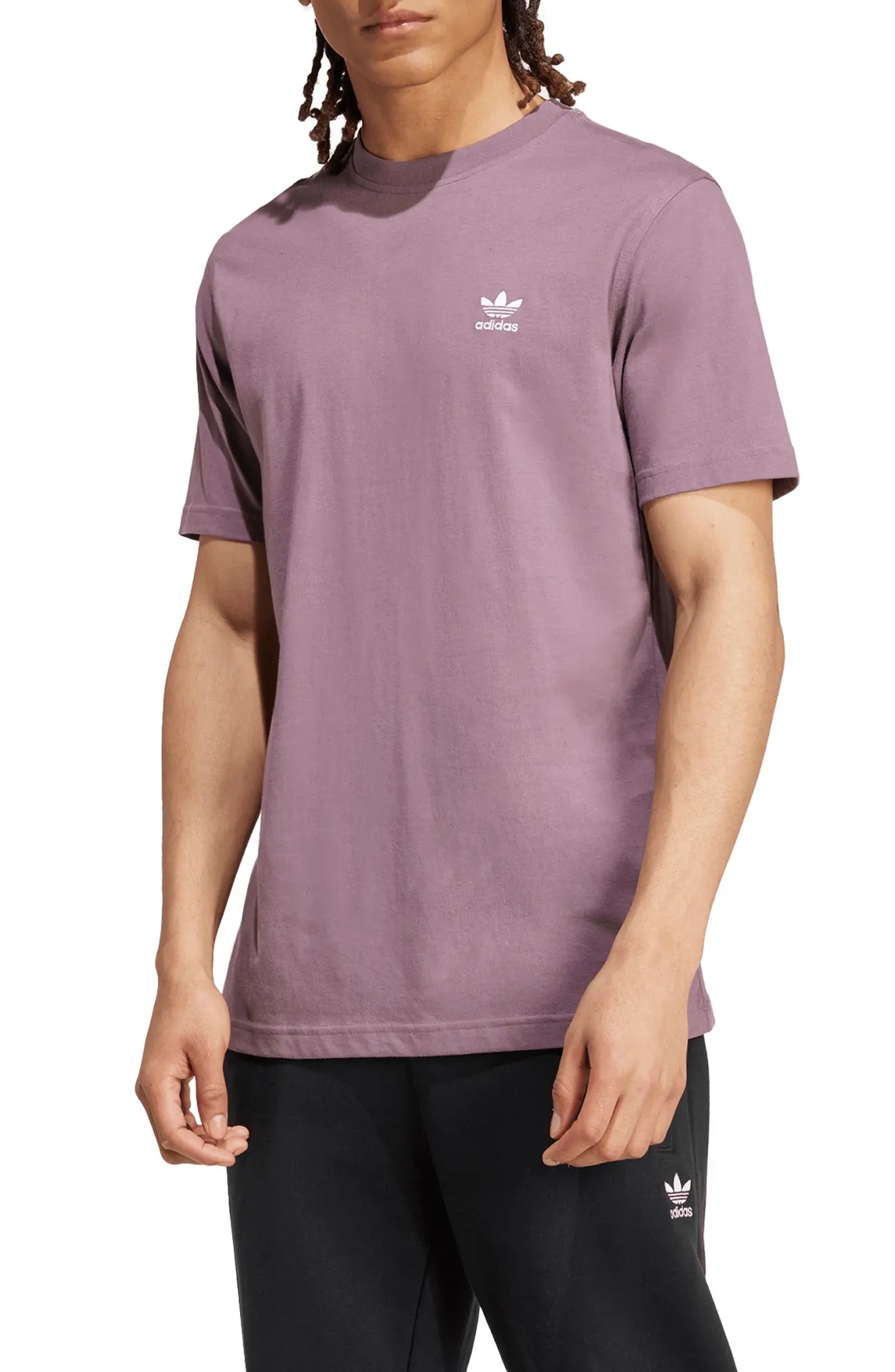 Essentials Trefoil Logo Cotton T-Shirt - 1